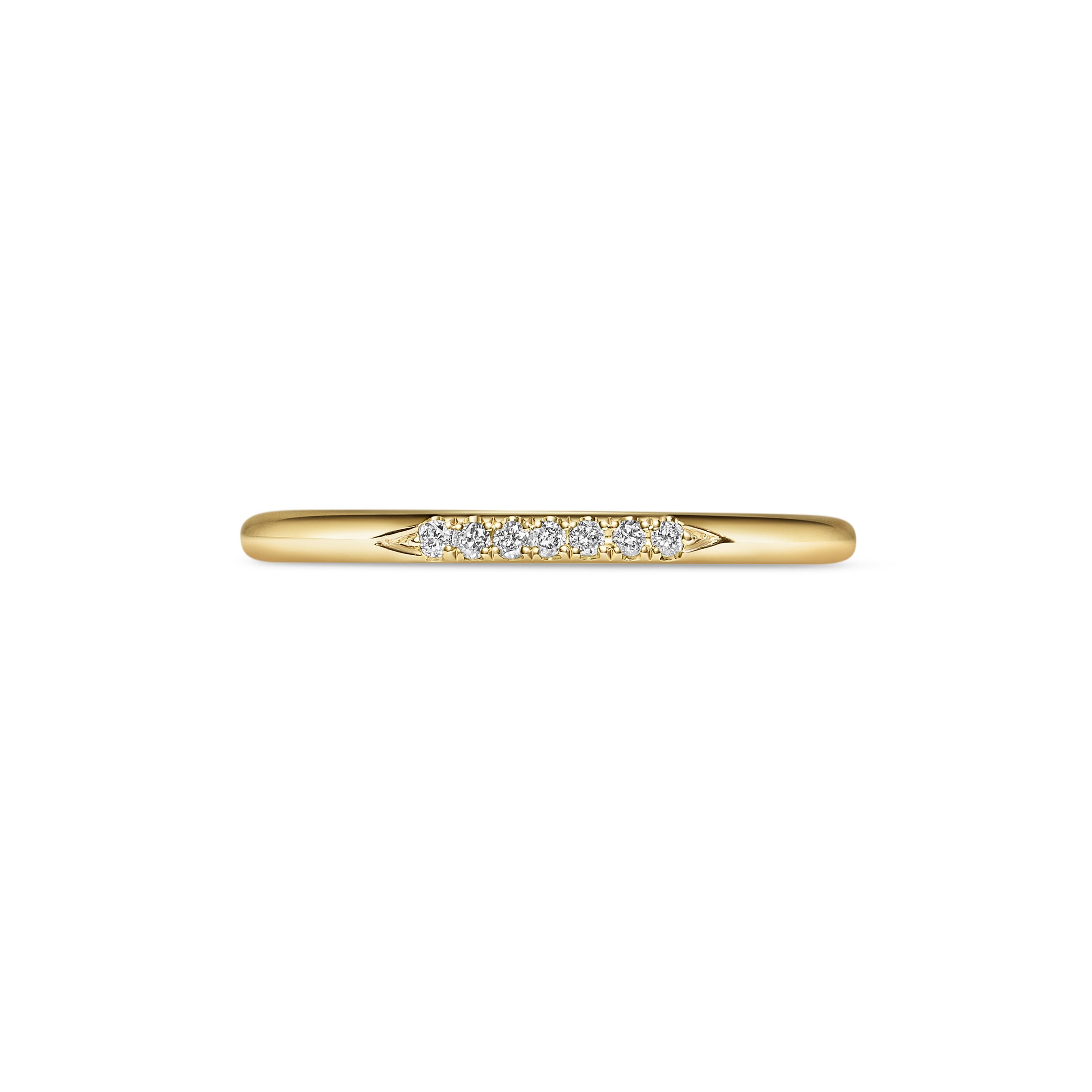 The Skinny Stone Band - White Diamonds by East London jeweller Rachel Boston | Discover our collections of unique and timeless engagement rings, wedding rings, and modern fine jewellery.