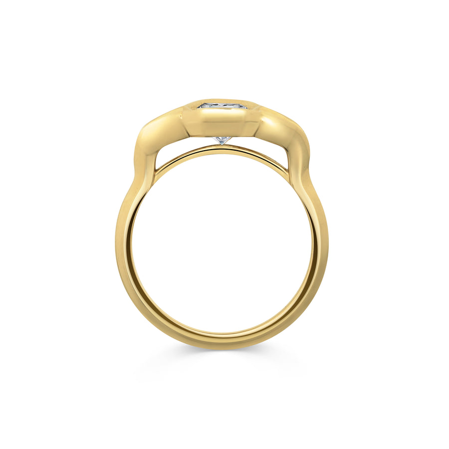 The Alaric Ring - Yellow Diamond by East London jeweller Rachel Boston | Discover our collections of unique and timeless engagement rings, wedding rings, and modern fine jewellery. - Rachel Boston Jewellery