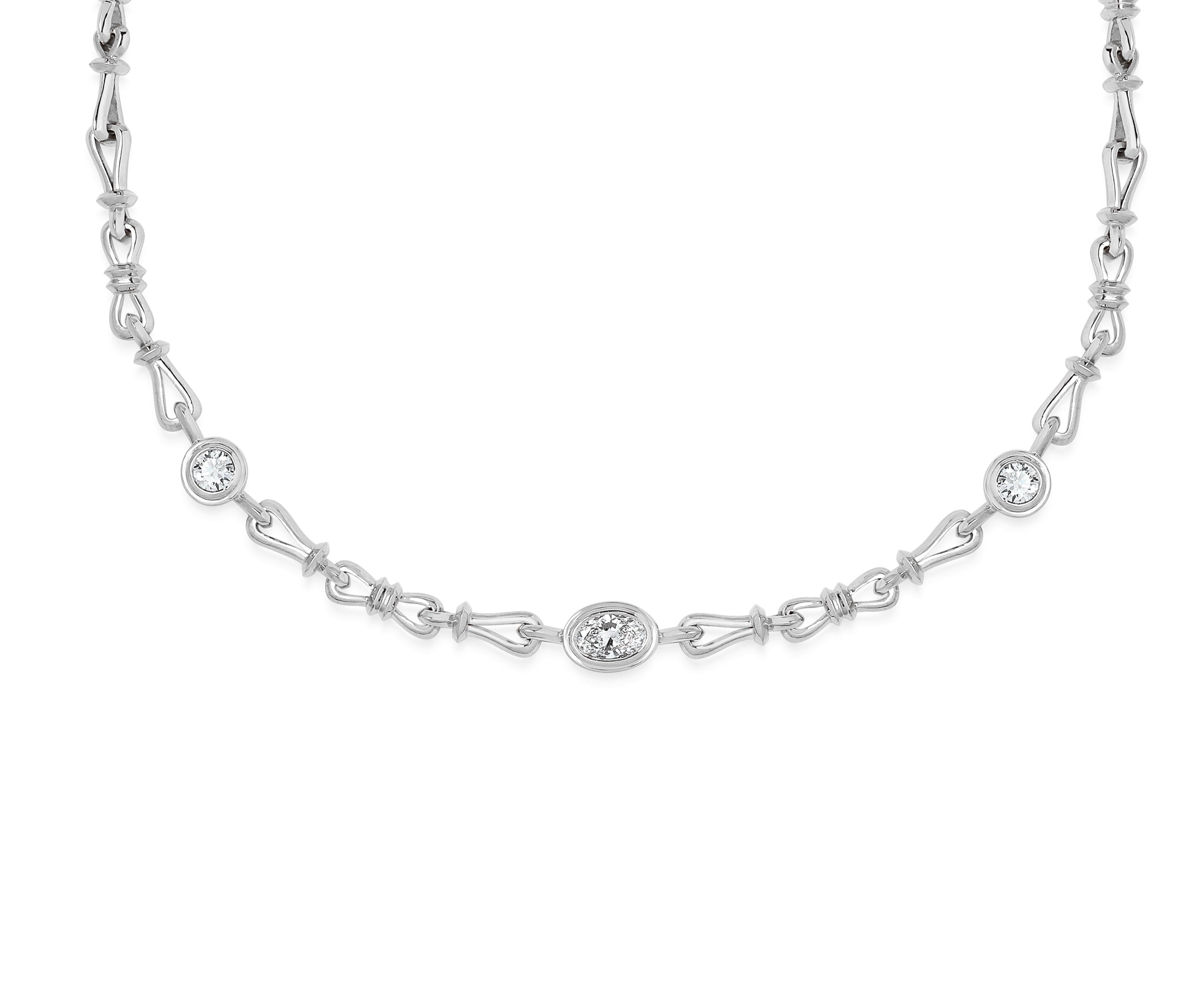 The Cadence Necklace - Full by East London jeweller Rachel Boston | Discover our collections of unique and timeless engagement rings, wedding rings, and modern fine jewellery.