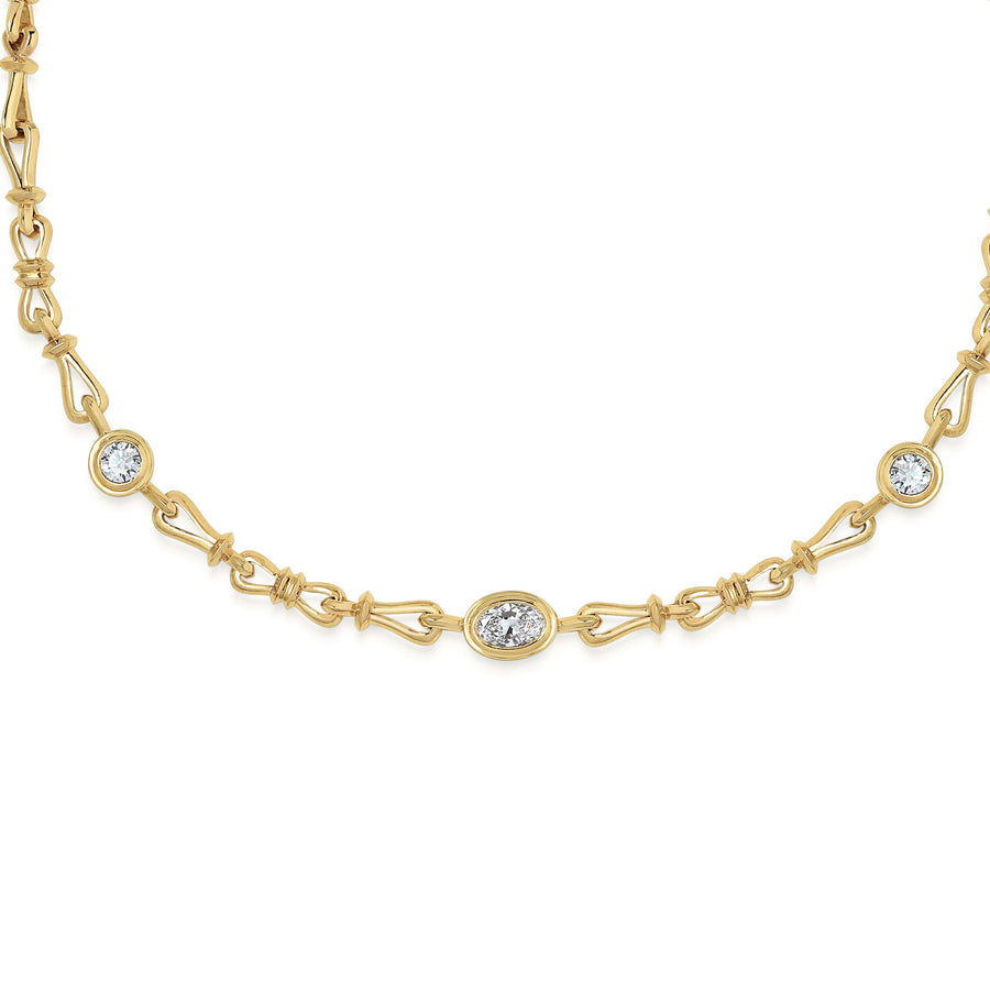 The CADENCE NECKLACE - FULL by East London jeweller Rachel Boston | Discover our collections of unique and timeless engagement rings, wedding rings, and modern fine jewellery. - Rachel Boston Jewellery