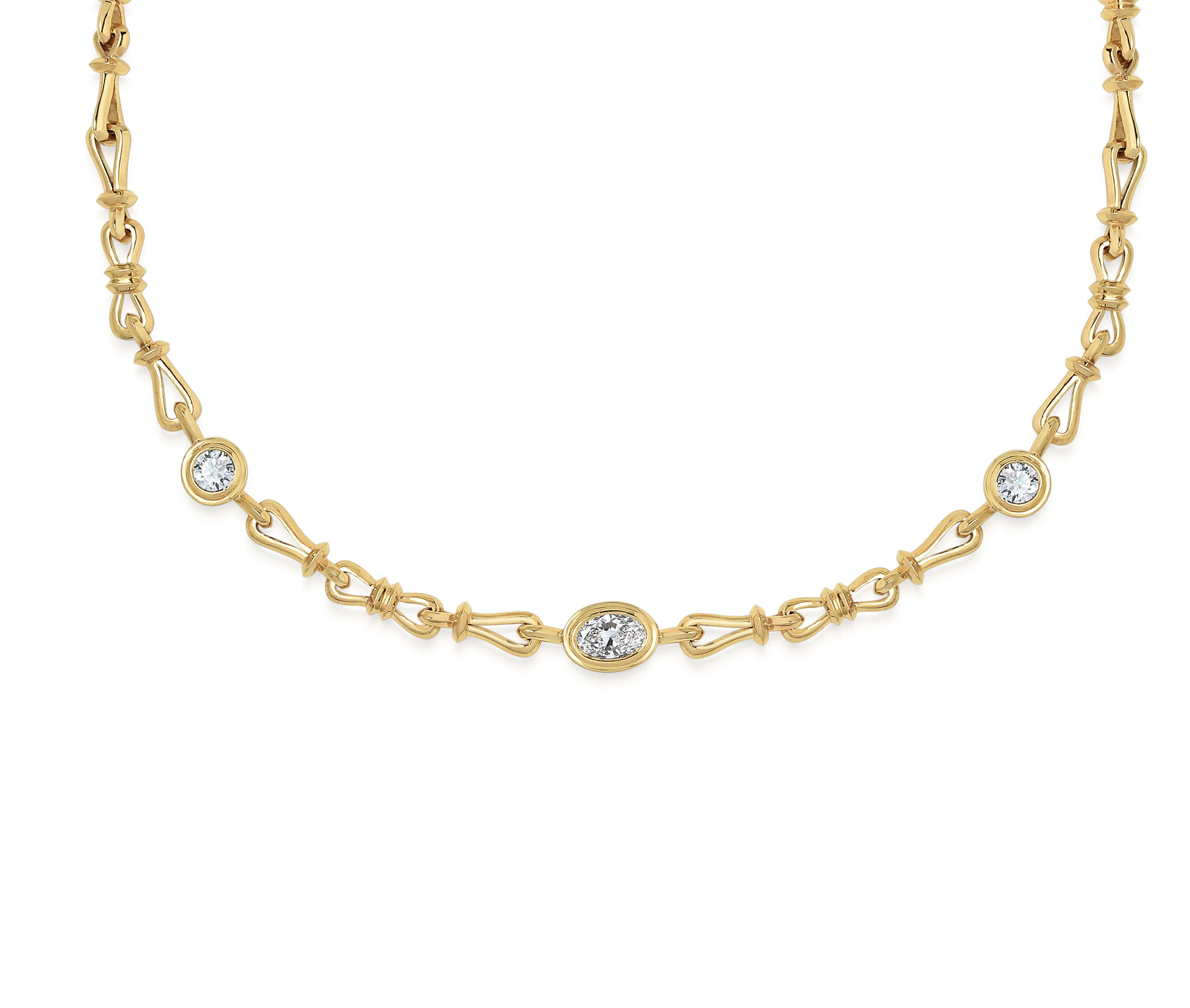 The Cadence Necklace - Full by East London jeweller Rachel Boston | Discover our collections of unique and timeless engagement rings, wedding rings, and modern fine jewellery.