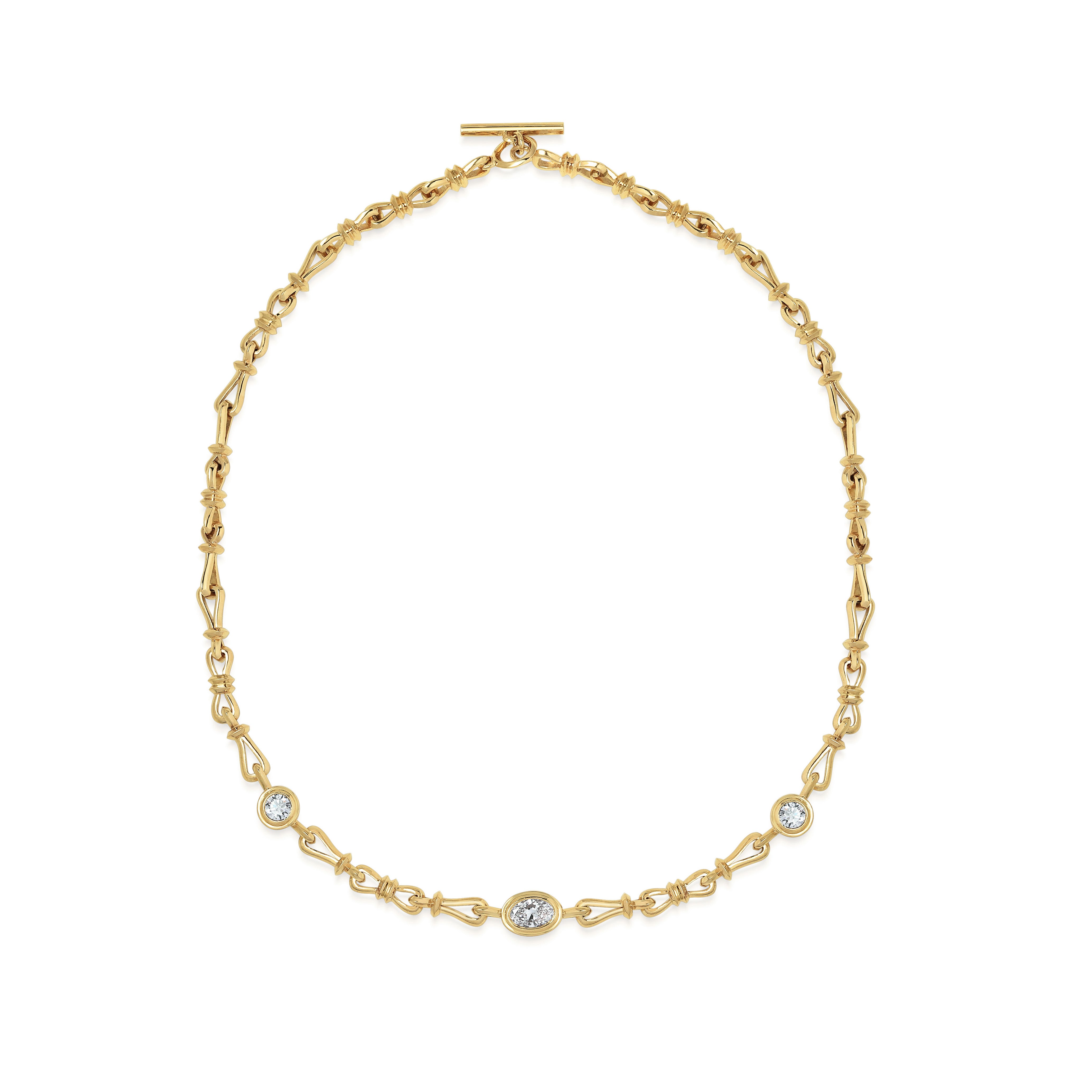 The CADENCE NECKLACE - FULL by East London jeweller Rachel Boston | Discover our collections of unique and timeless engagement rings, wedding rings, and modern fine jewellery.