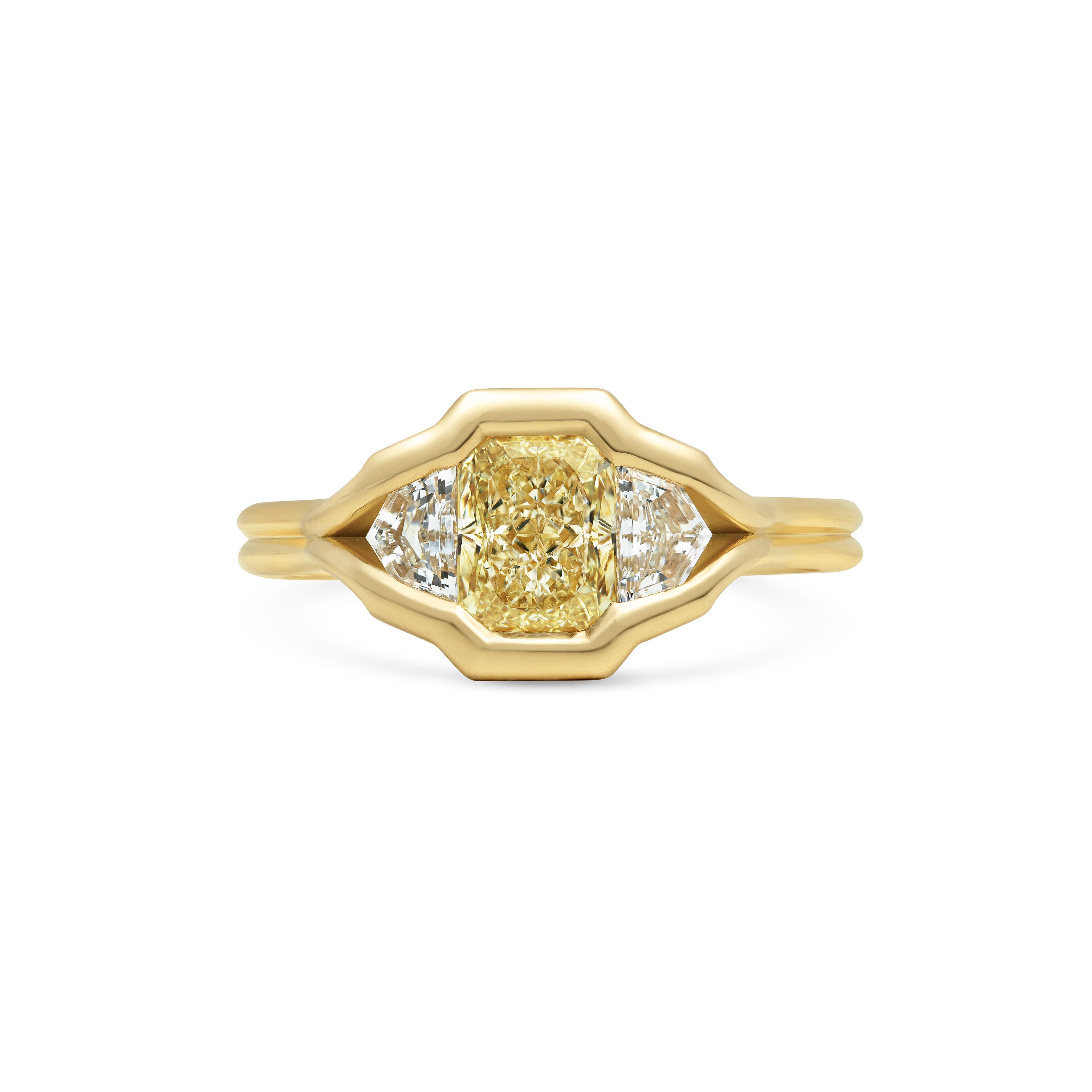 The EMMELINE RING by East London jeweller Rachel Boston | Discover our collections of unique and timeless engagement rings, wedding rings, and modern fine jewellery.