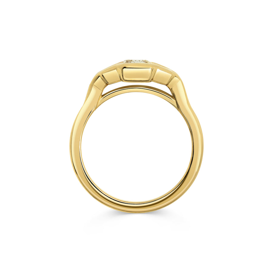 The EMMELINE RING by East London jeweller Rachel Boston | Discover our collections of unique and timeless engagement rings, wedding rings, and modern fine jewellery. - Rachel Boston Jewellery