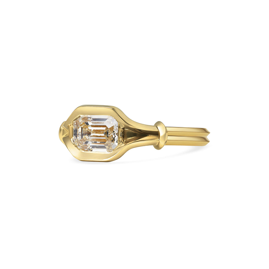 The IVO Ring by East London jeweller Rachel Boston | Discover our collections of unique and timeless engagement rings, wedding rings, and modern fine jewellery. - Rachel Boston Jewellery