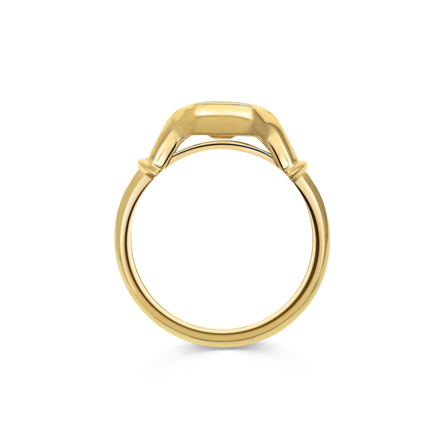 The IVO Ring by East London jeweller Rachel Boston | Discover our collections of unique and timeless engagement rings, wedding rings, and modern fine jewellery. - Rachel Boston Jewellery