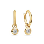 KNIFE EDGE HOOPS WITH RADIATE DROPPERS - ROUND CUT