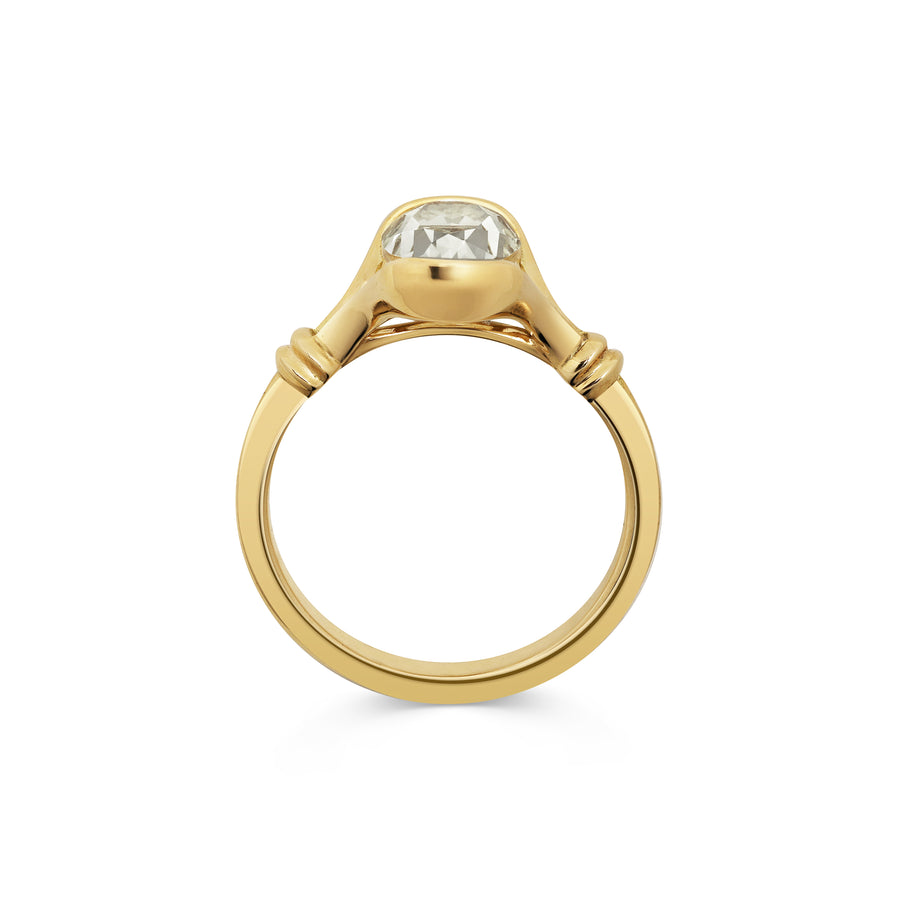 The Olwen Ring - Yellow Diamond by East London jeweller Rachel Boston | Discover our collections of unique and timeless engagement rings, wedding rings, and modern fine jewellery. - Rachel Boston Jewellery