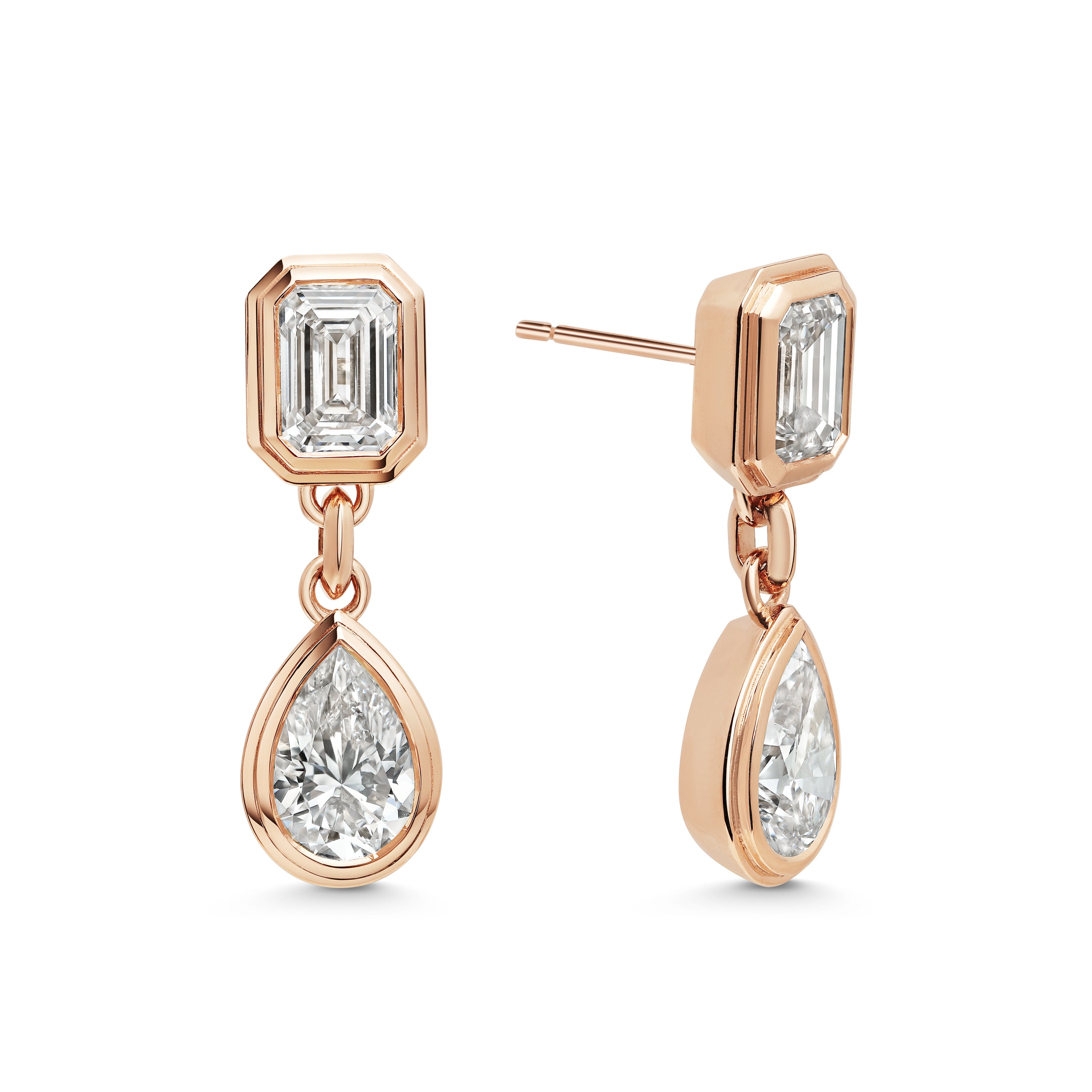 The Pulse Earrings by East London jeweller Rachel Boston | Discover our collections of unique and timeless engagement rings, wedding rings, and modern fine jewellery.