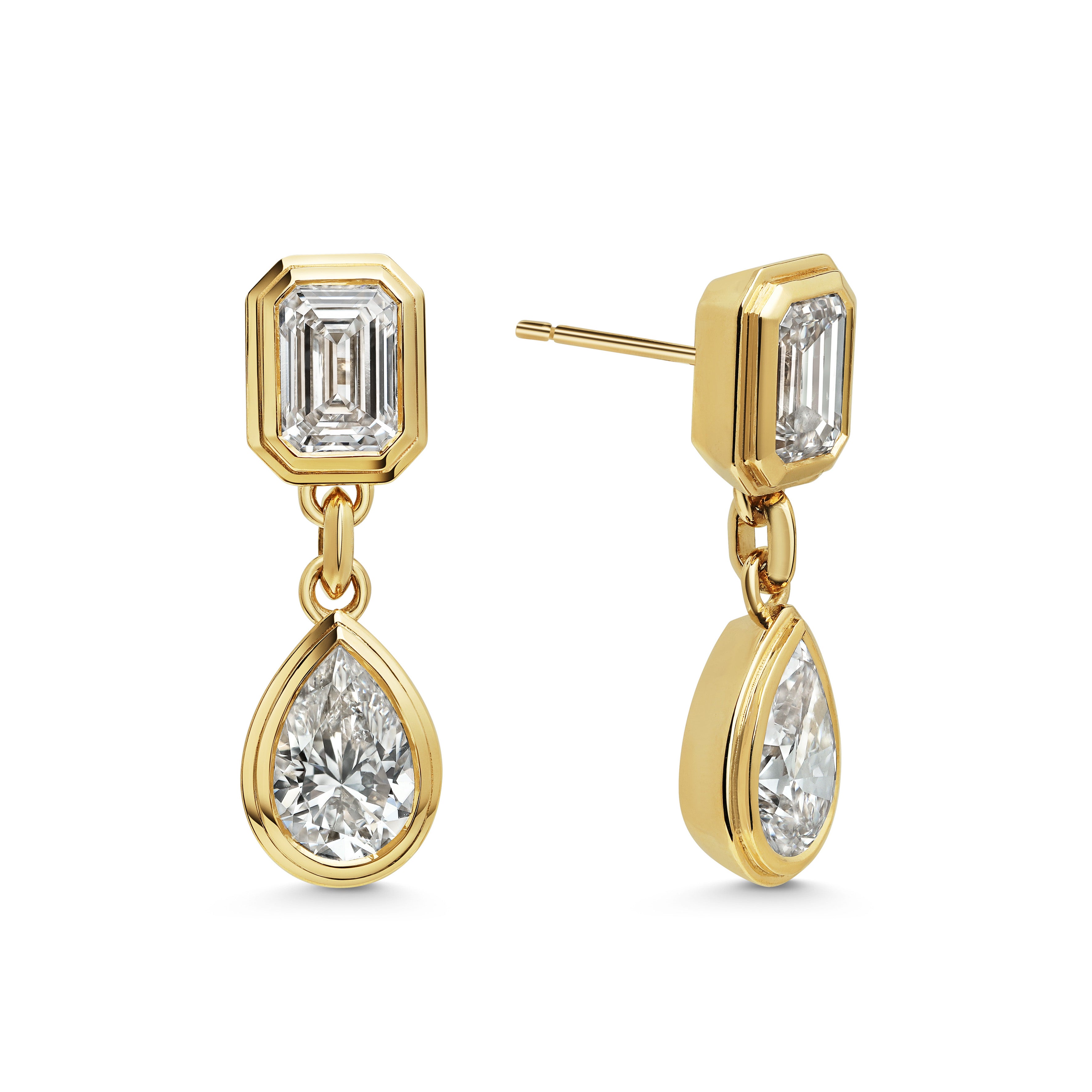 The PULSE EARRINGS by East London jeweller Rachel Boston | Discover our collections of unique and timeless engagement rings, wedding rings, and modern fine jewellery.