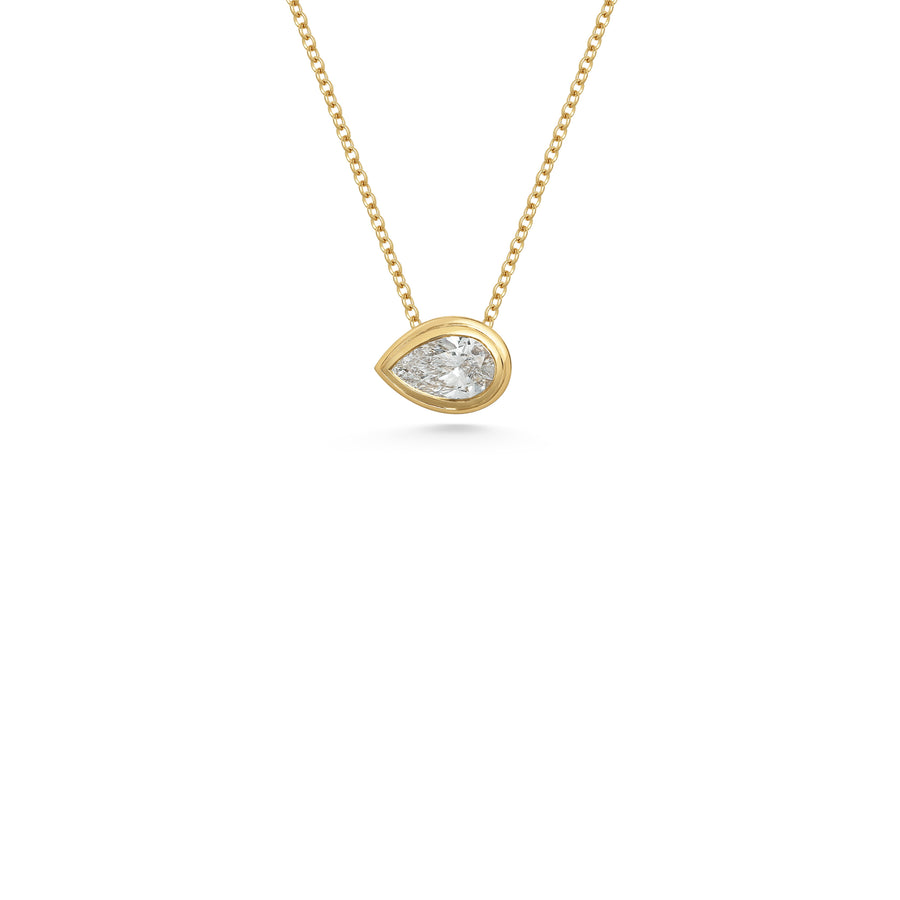The RADIATE SLIDER - PEAR CUT by East London jeweller Rachel Boston | Discover our collections of unique and timeless engagement rings, wedding rings, and modern fine jewellery. - Rachel Boston Jewellery