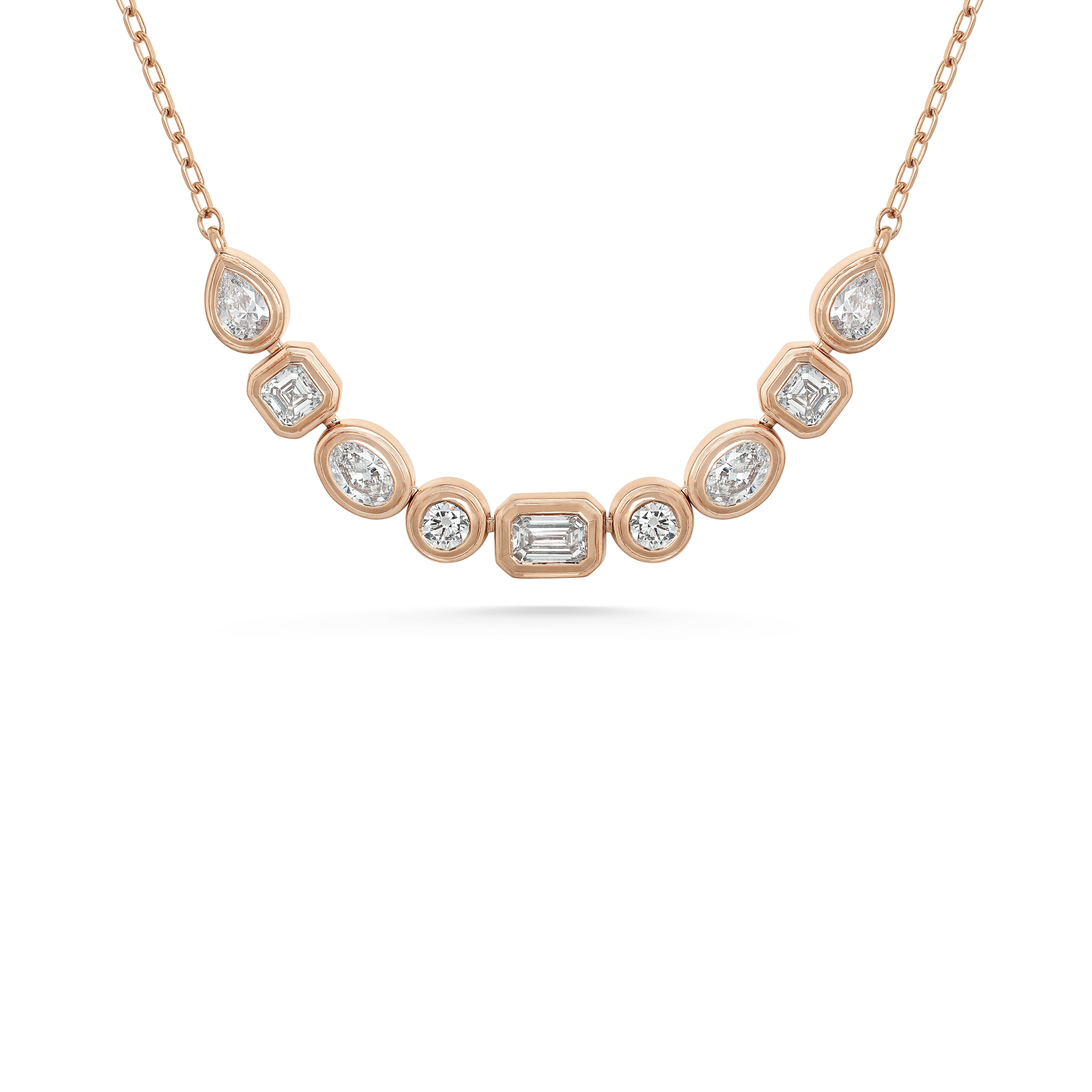 The Reverie Necklace by East London jeweller Rachel Boston | Discover our collections of unique and timeless engagement rings, wedding rings, and modern fine jewellery.