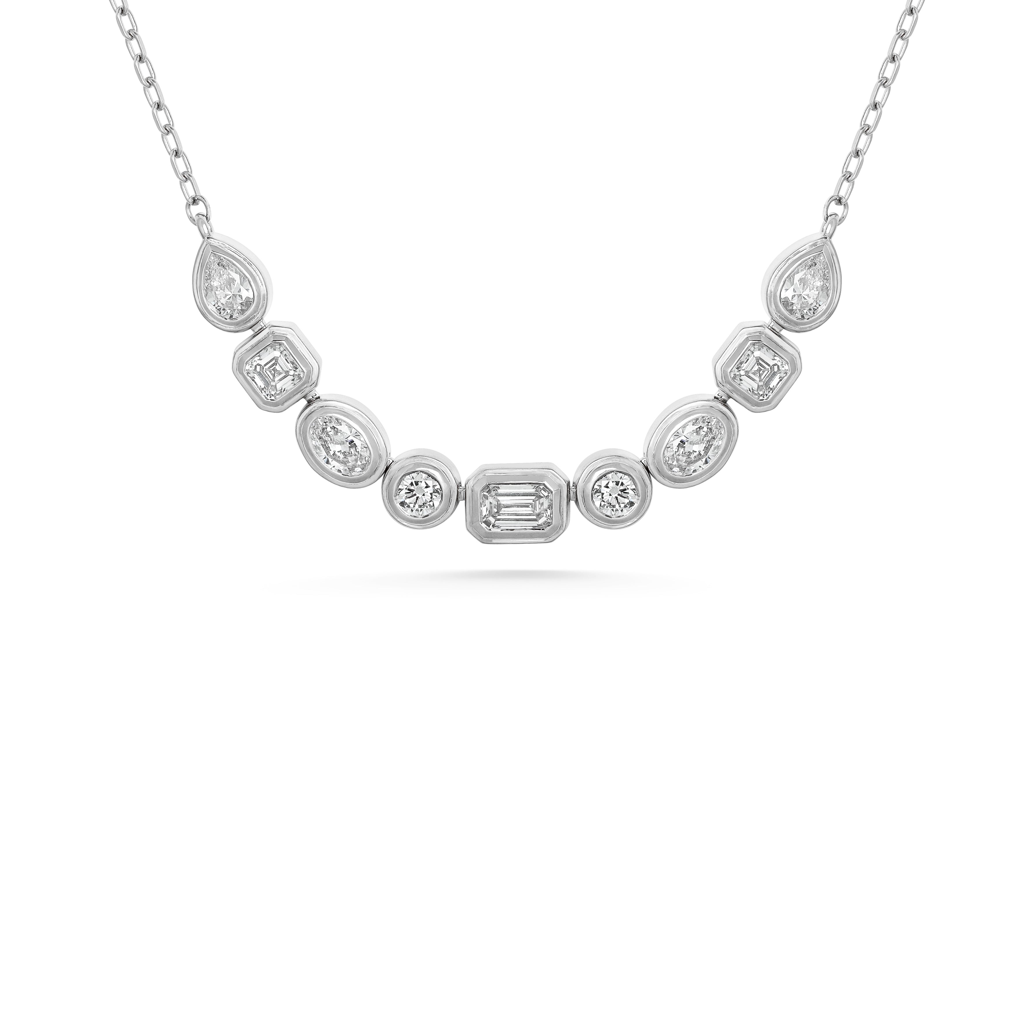 The Reverie Necklace by East London jeweller Rachel Boston | Discover our collections of unique and timeless engagement rings, wedding rings, and modern fine jewellery.