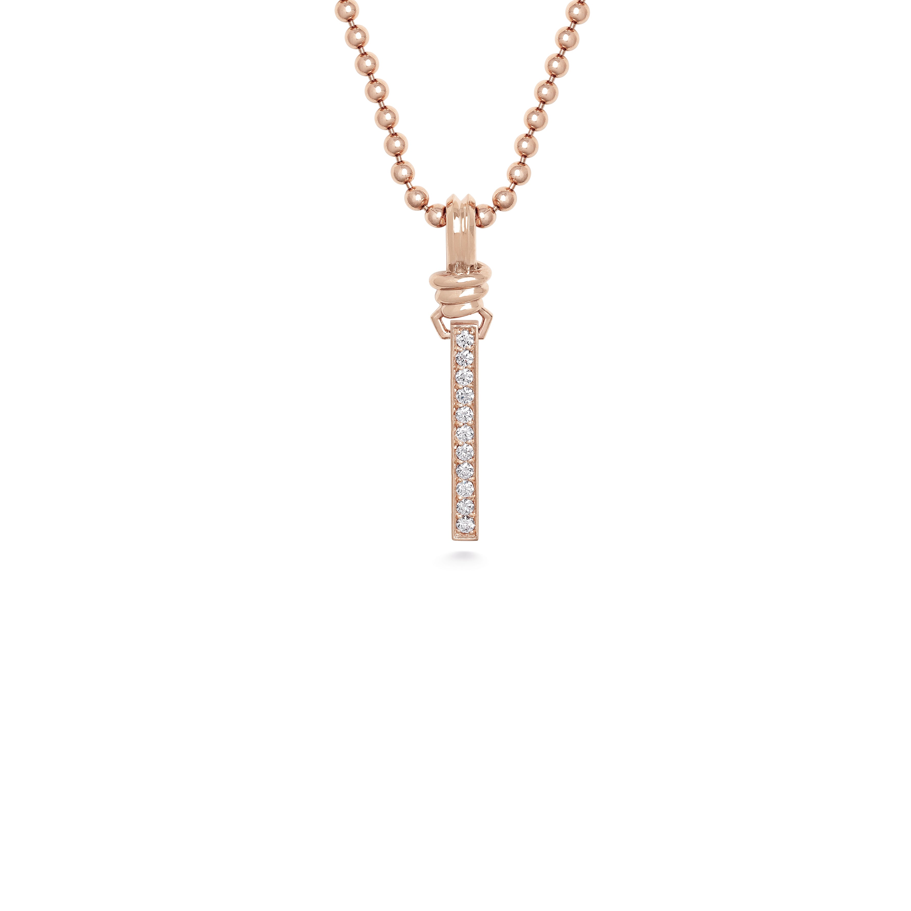 The Thread - Diamond Pendant by East London jeweller Rachel Boston | Discover our collections of unique and timeless engagement rings, wedding rings, and modern fine jewellery.