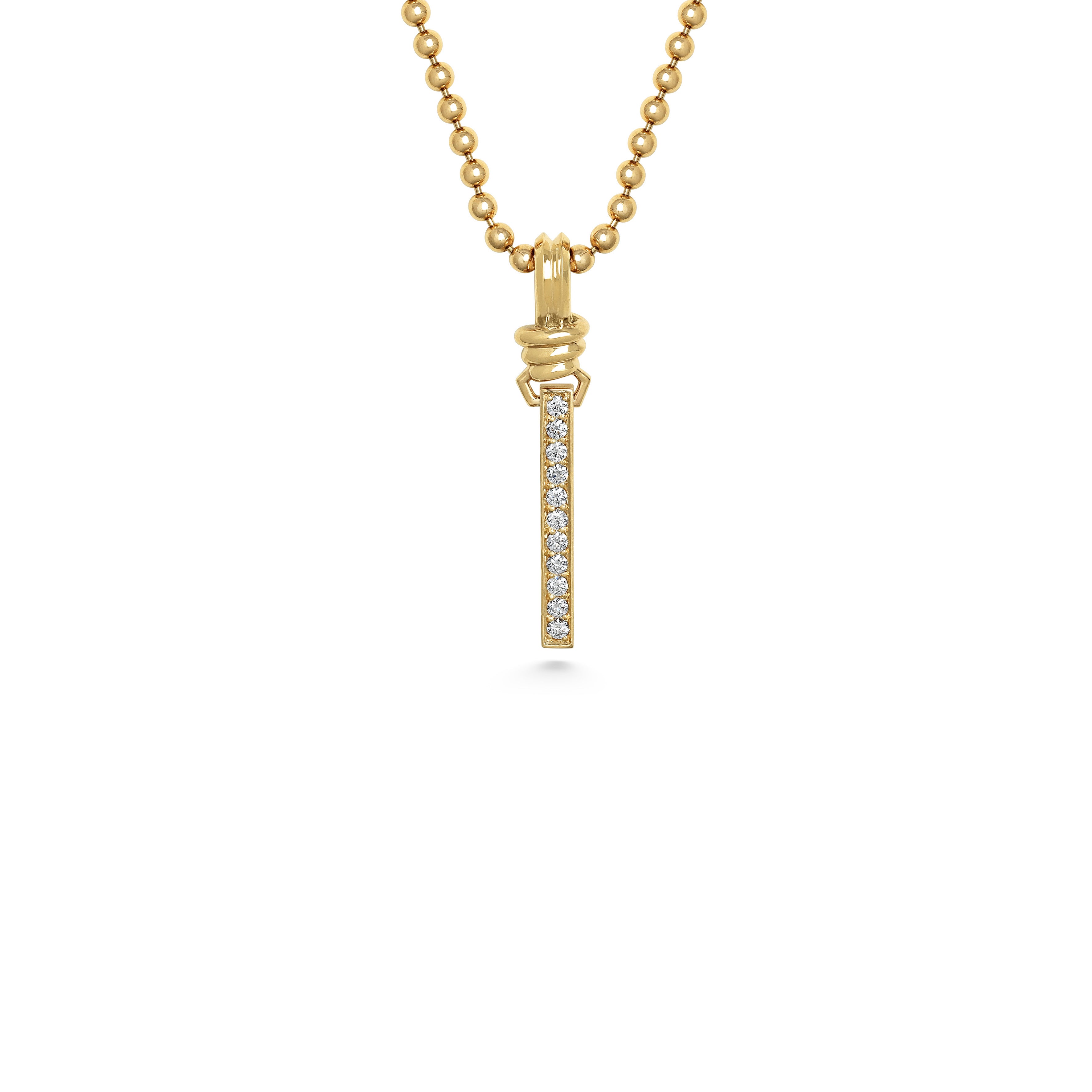 The THREAD - DIAMOND PENDANT by East London jeweller Rachel Boston | Discover our collections of unique and timeless engagement rings, wedding rings, and modern fine jewellery.