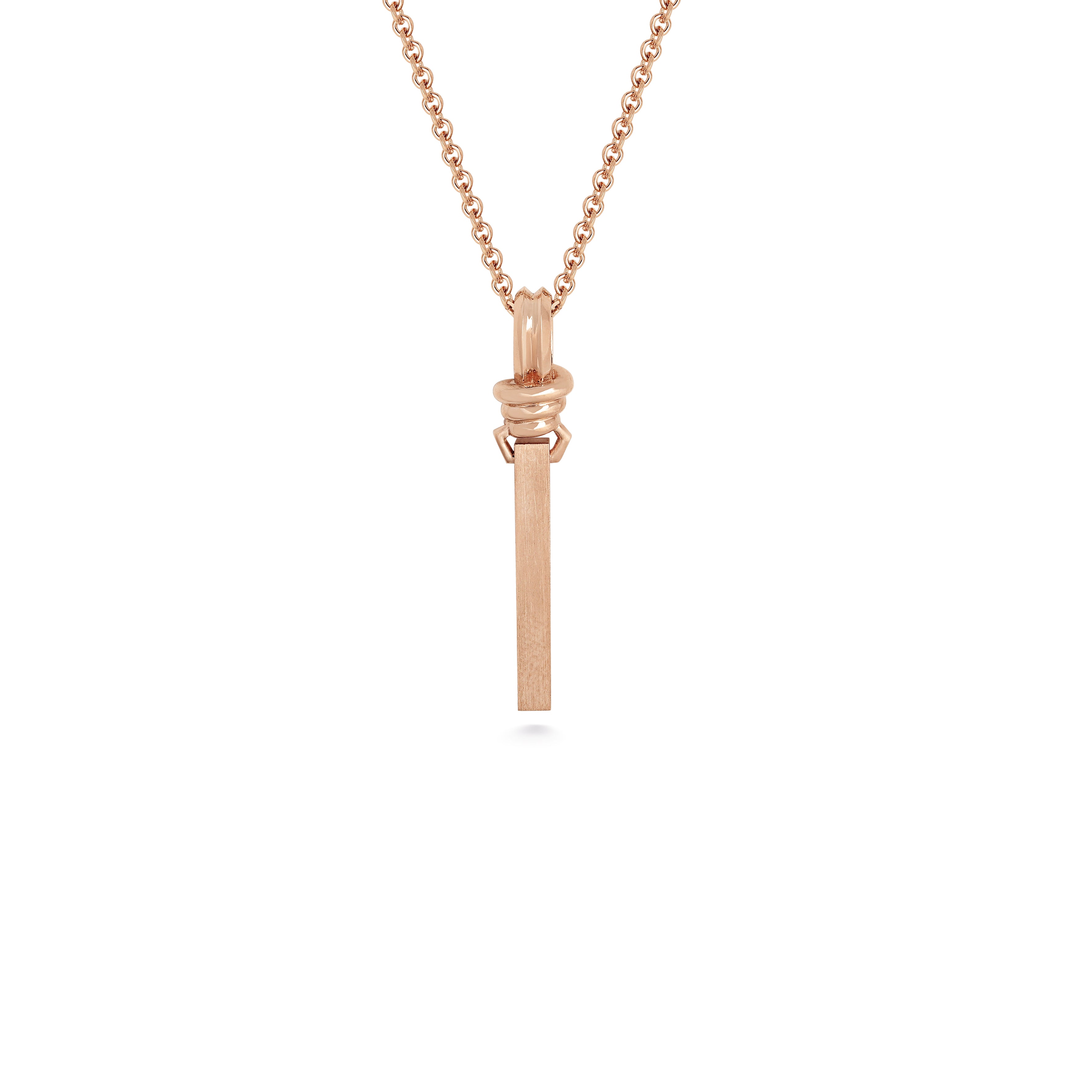 The Thread - Plain Pendant by East London jeweller Rachel Boston | Discover our collections of unique and timeless engagement rings, wedding rings, and modern fine jewellery.