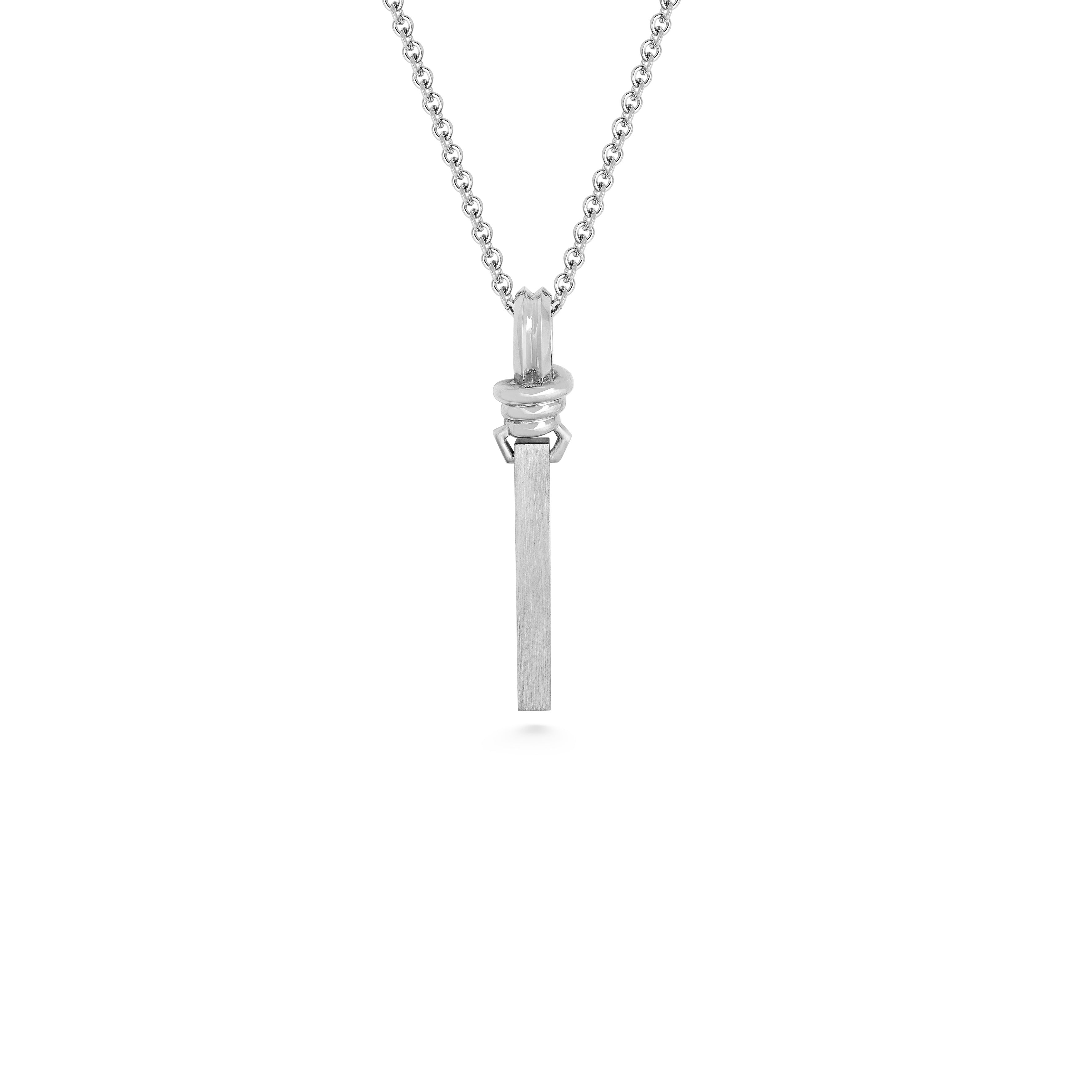 The Thread - Plain Pendant by East London jeweller Rachel Boston | Discover our collections of unique and timeless engagement rings, wedding rings, and modern fine jewellery.