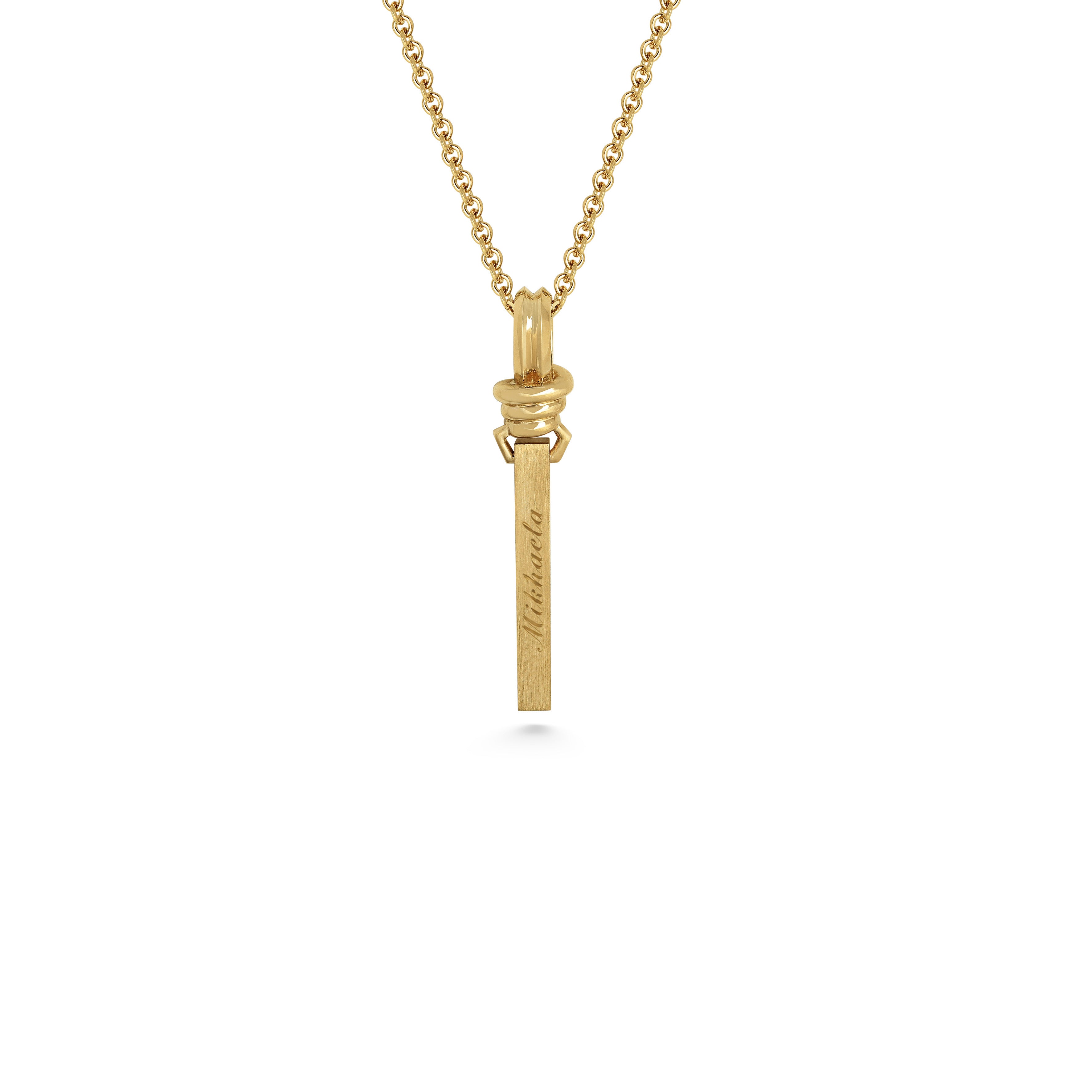 The Thread - Plain Pendant by East London jeweller Rachel Boston | Discover our collections of unique and timeless engagement rings, wedding rings, and modern fine jewellery.