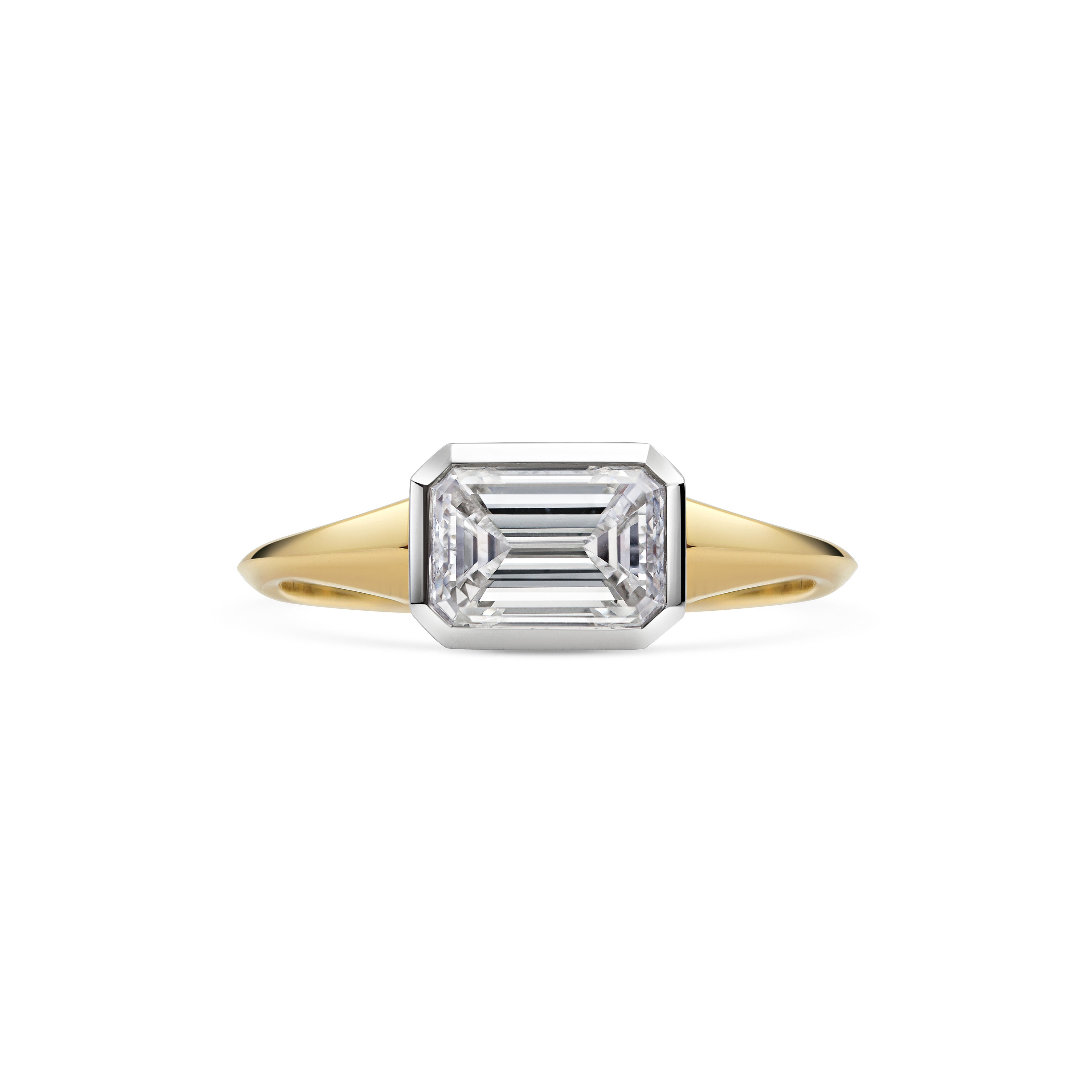 The WILK RING by East London jeweller Rachel Boston | Discover our collections of unique and timeless engagement rings, wedding rings, and modern fine jewellery.