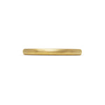 Matte D Shape Wedding Band - 2mm