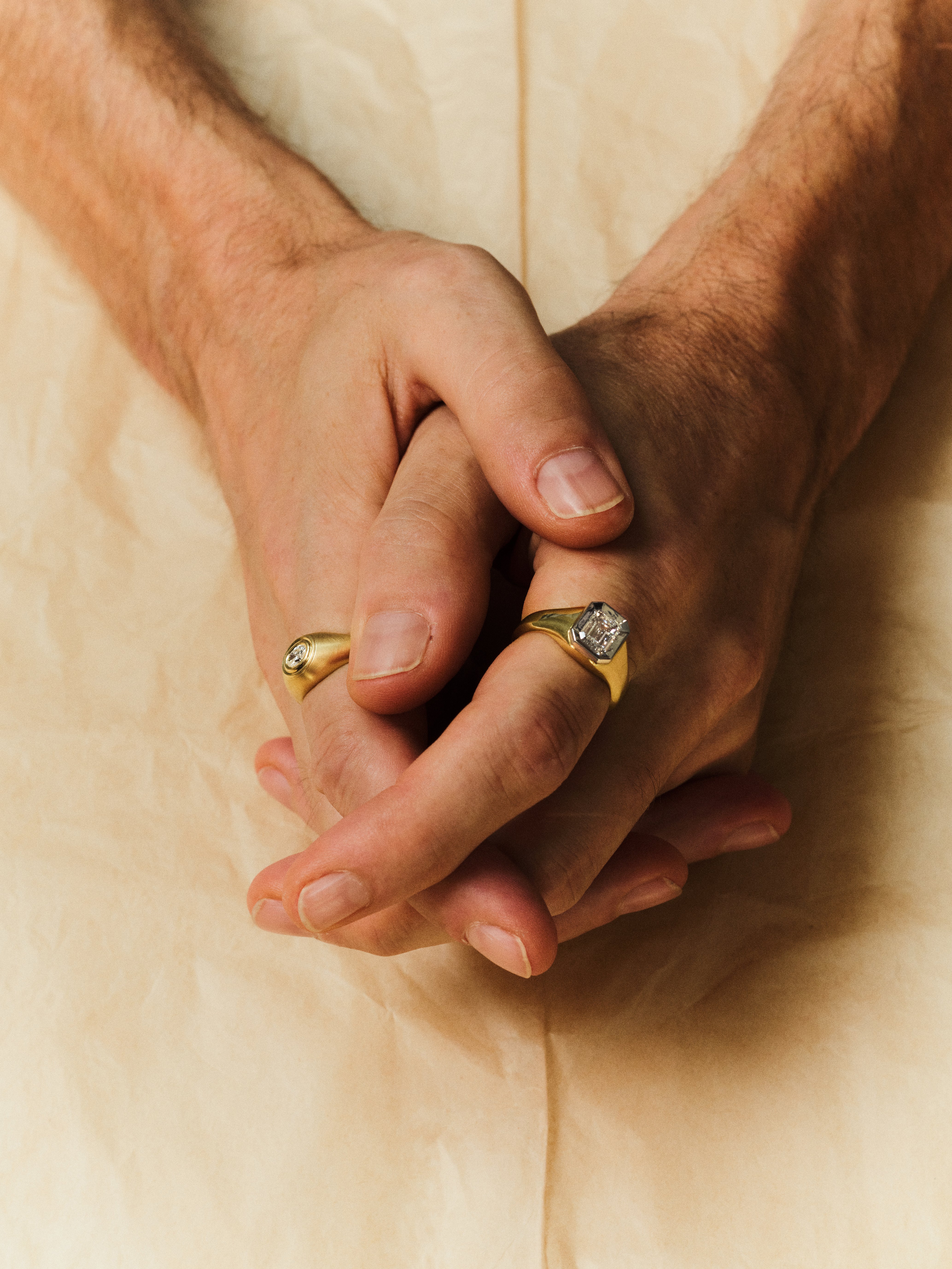 The Lysander Ring by East London jeweller Rachel Boston | Discover our collections of unique and timeless engagement rings, wedding rings, and modern fine jewellery.