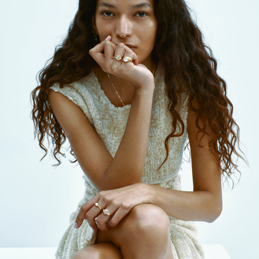 The PAX RING by East London jeweller Rachel Boston | Discover our collections of unique and timeless engagement rings, wedding rings, and modern fine jewellery. - Rachel Boston Jewellery