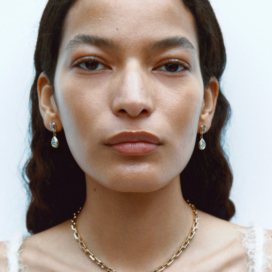 The PULSE EARRINGS by East London jeweller Rachel Boston | Discover our collections of unique and timeless engagement rings, wedding rings, and modern fine jewellery. - Rachel Boston Jewellery