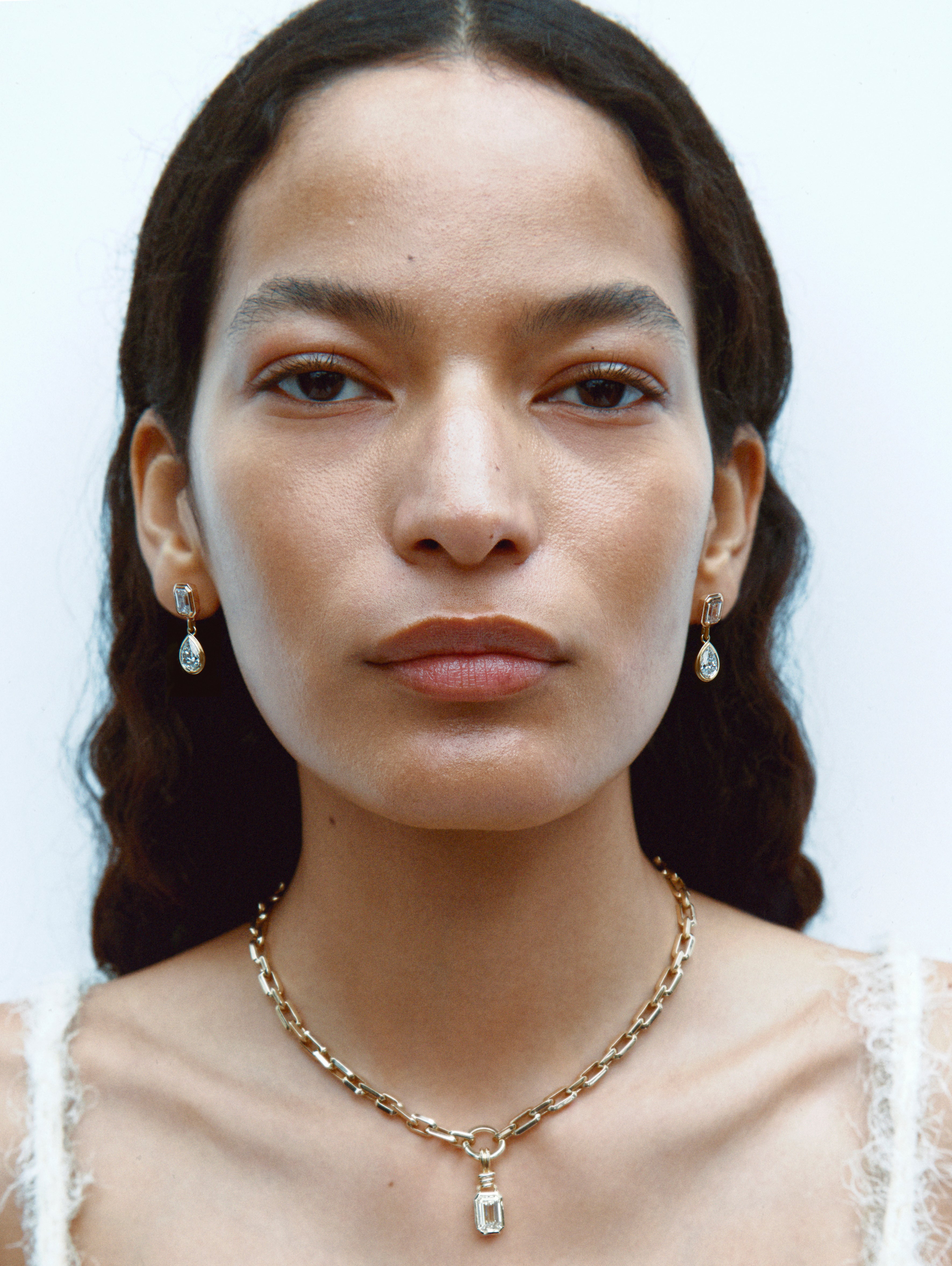 The Pulse Earrings by East London jeweller Rachel Boston | Discover our collections of unique and timeless engagement rings, wedding rings, and modern fine jewellery.