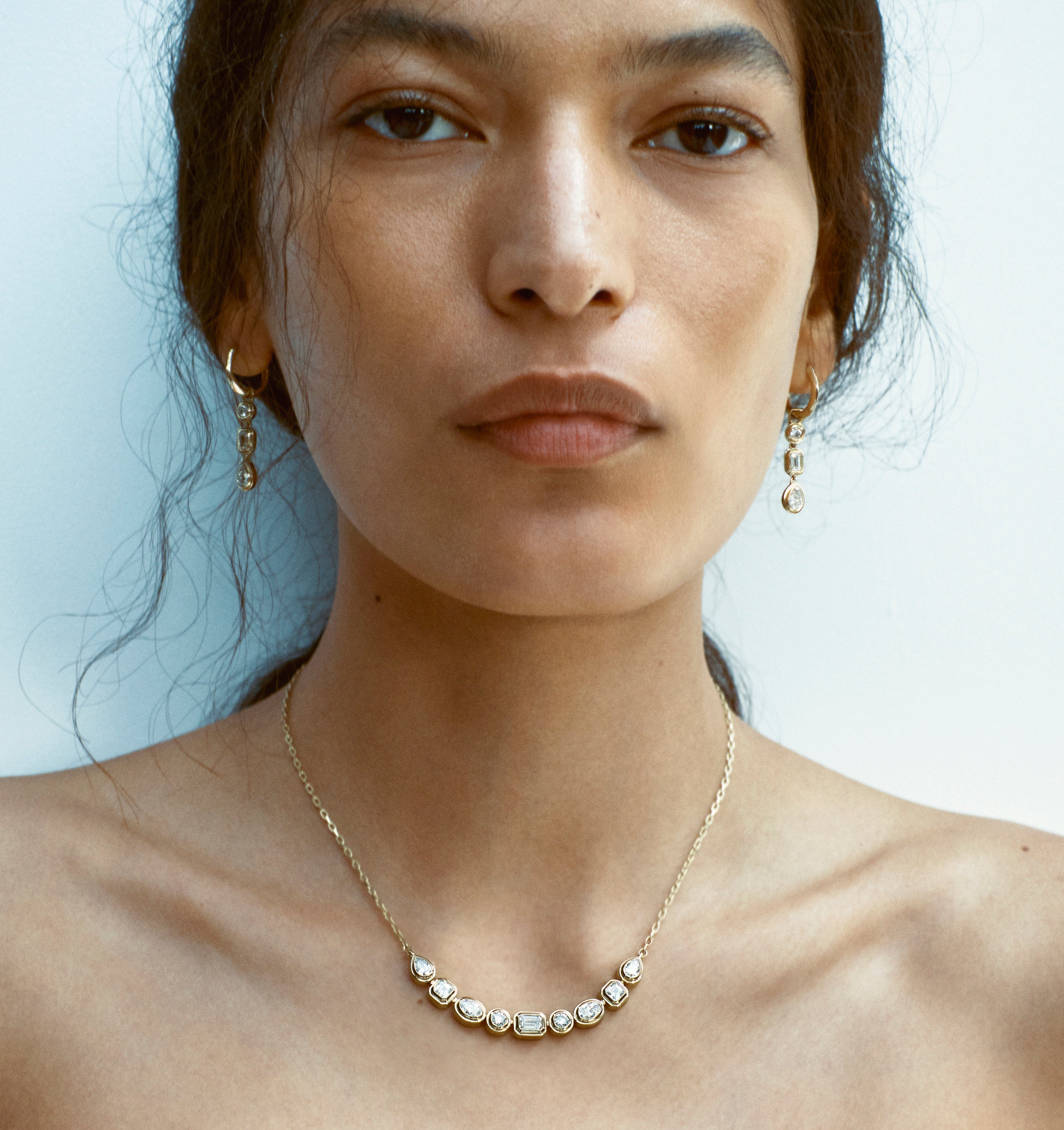 The Reverie Necklace by East London jeweller Rachel Boston | Discover our collections of unique and timeless engagement rings, wedding rings, and modern fine jewellery.
