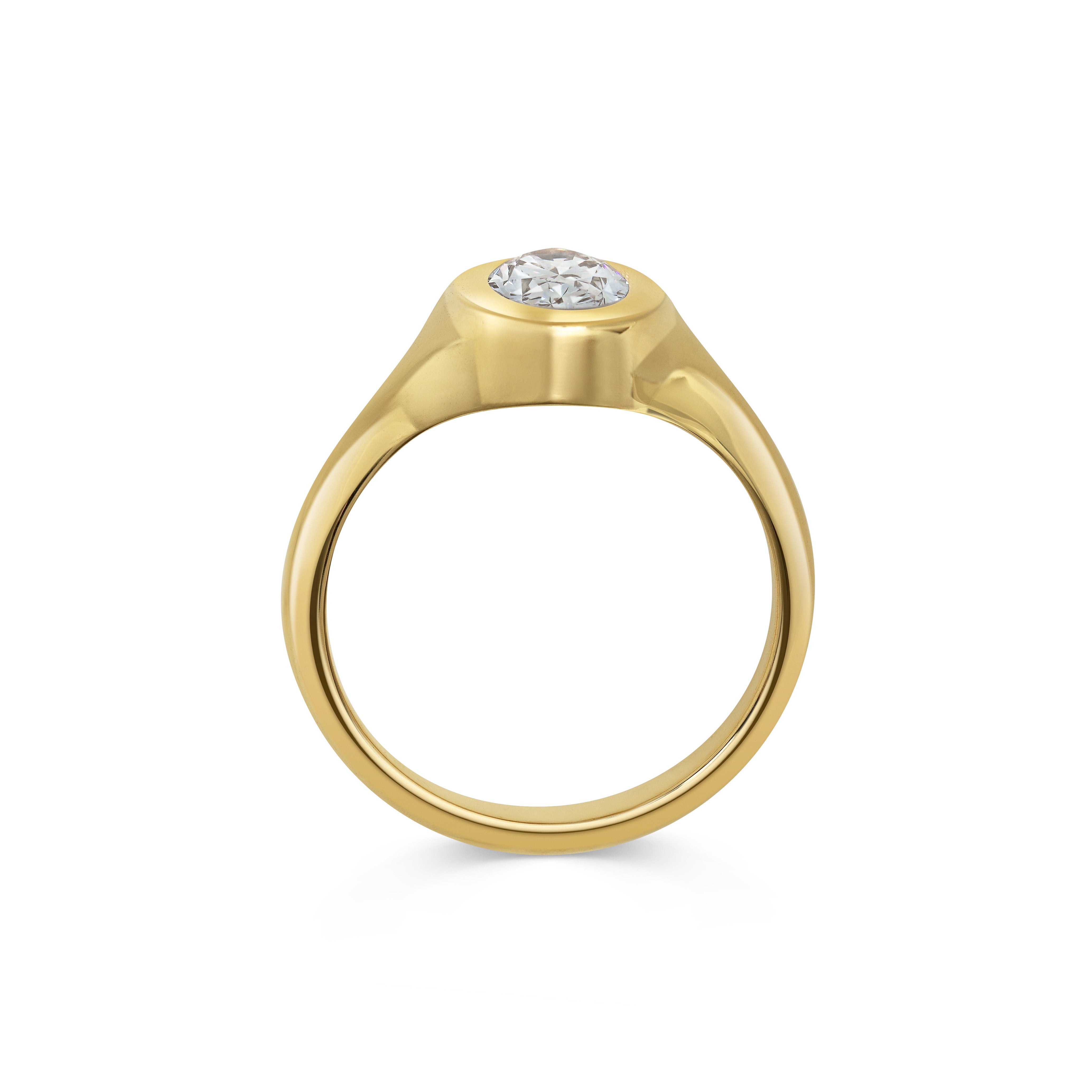 The Quintus Ring - Narrow by East London jeweller Rachel Boston | Discover our collections of unique and timeless engagement rings, wedding rings, and modern fine jewellery.
