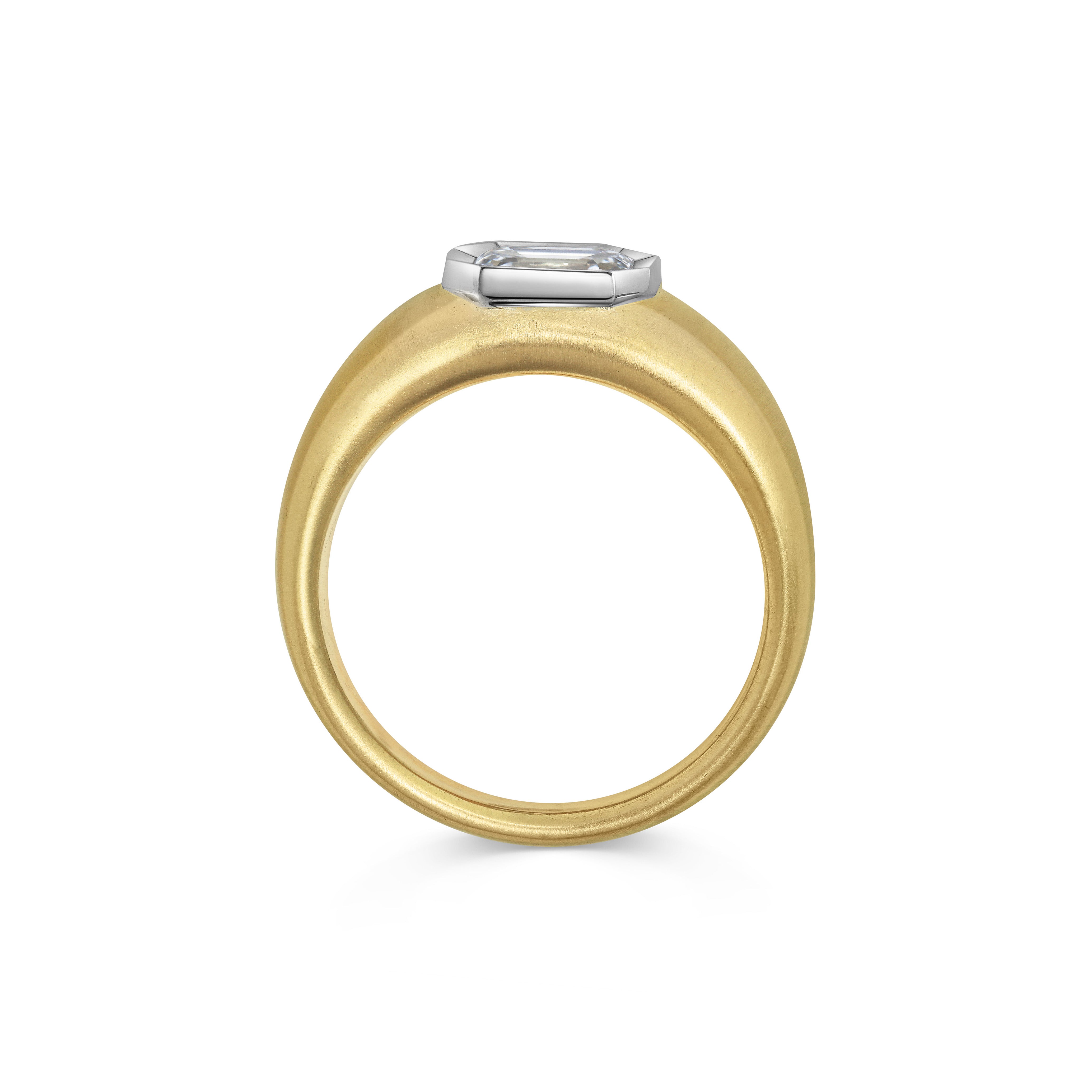 The Silvain Ring by East London jeweller Rachel Boston | Discover our collections of unique and timeless engagement rings, wedding rings, and modern fine jewellery.