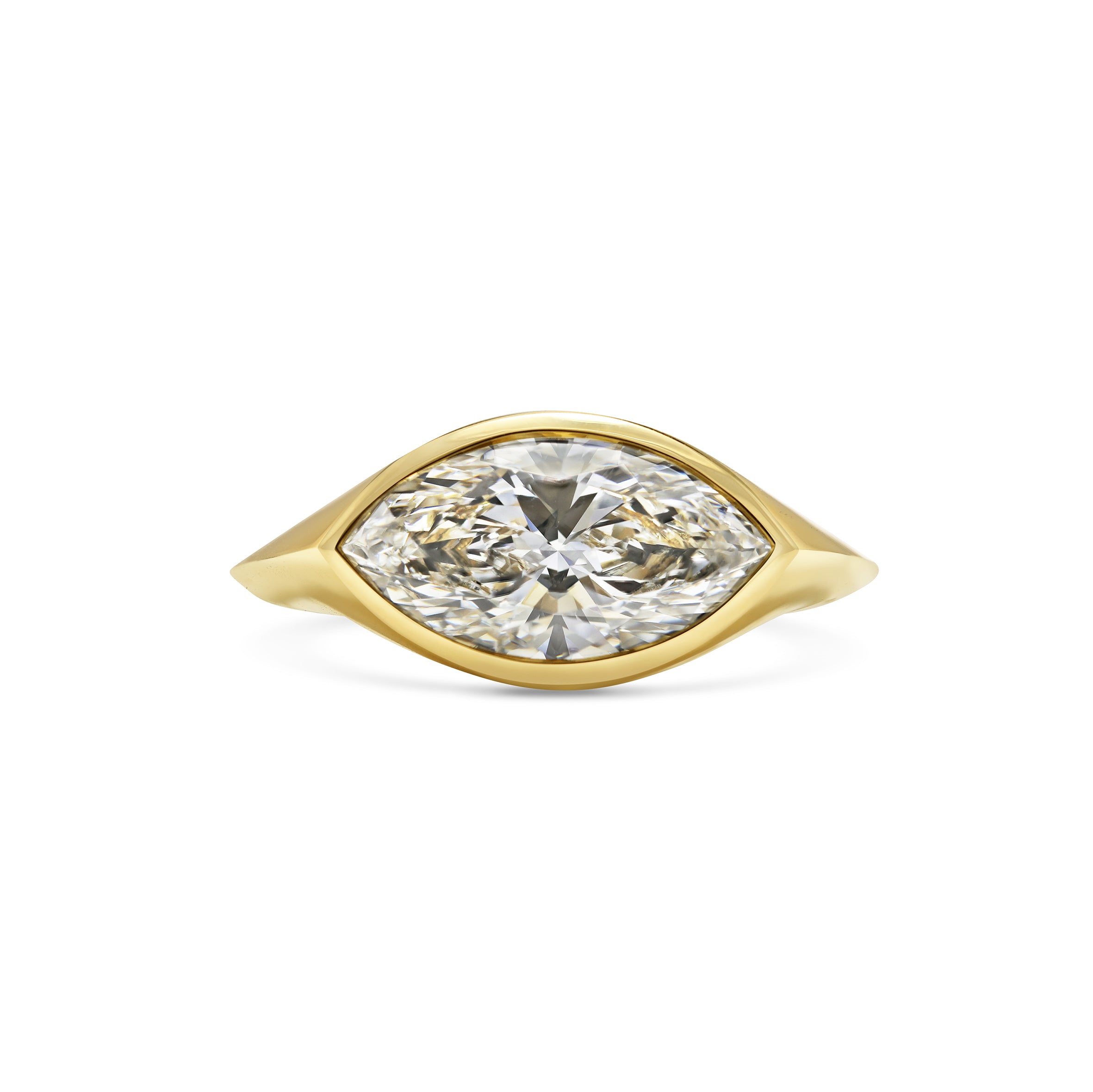 The Axis Ring by East London jeweller Rachel Boston | Discover our collections of unique and timeless engagement rings, wedding rings, and modern fine jewellery.