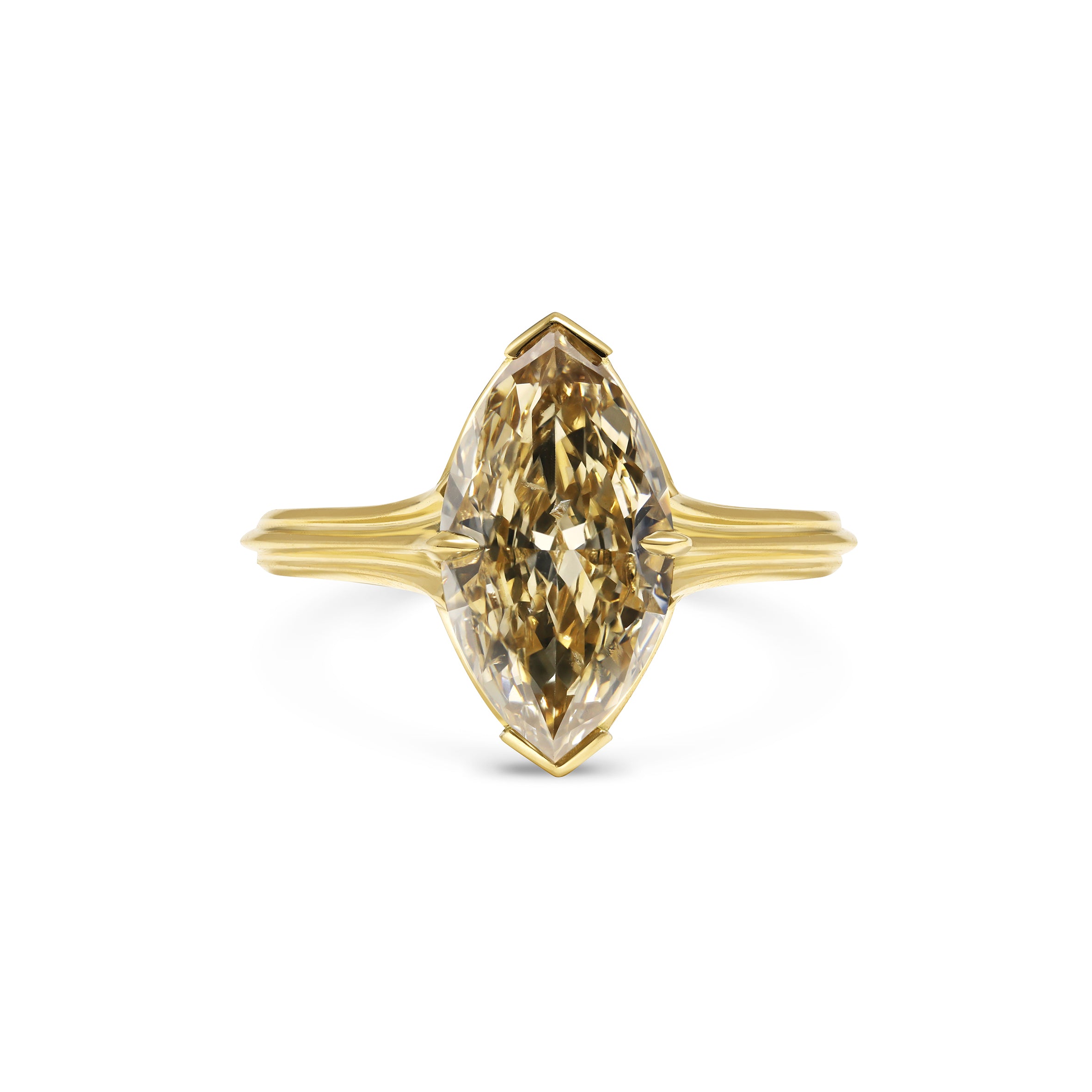 The X - CONTINUUM Ring by East London jeweller Rachel Boston | Discover our collections of unique and timeless engagement rings, wedding rings, and modern fine jewellery.