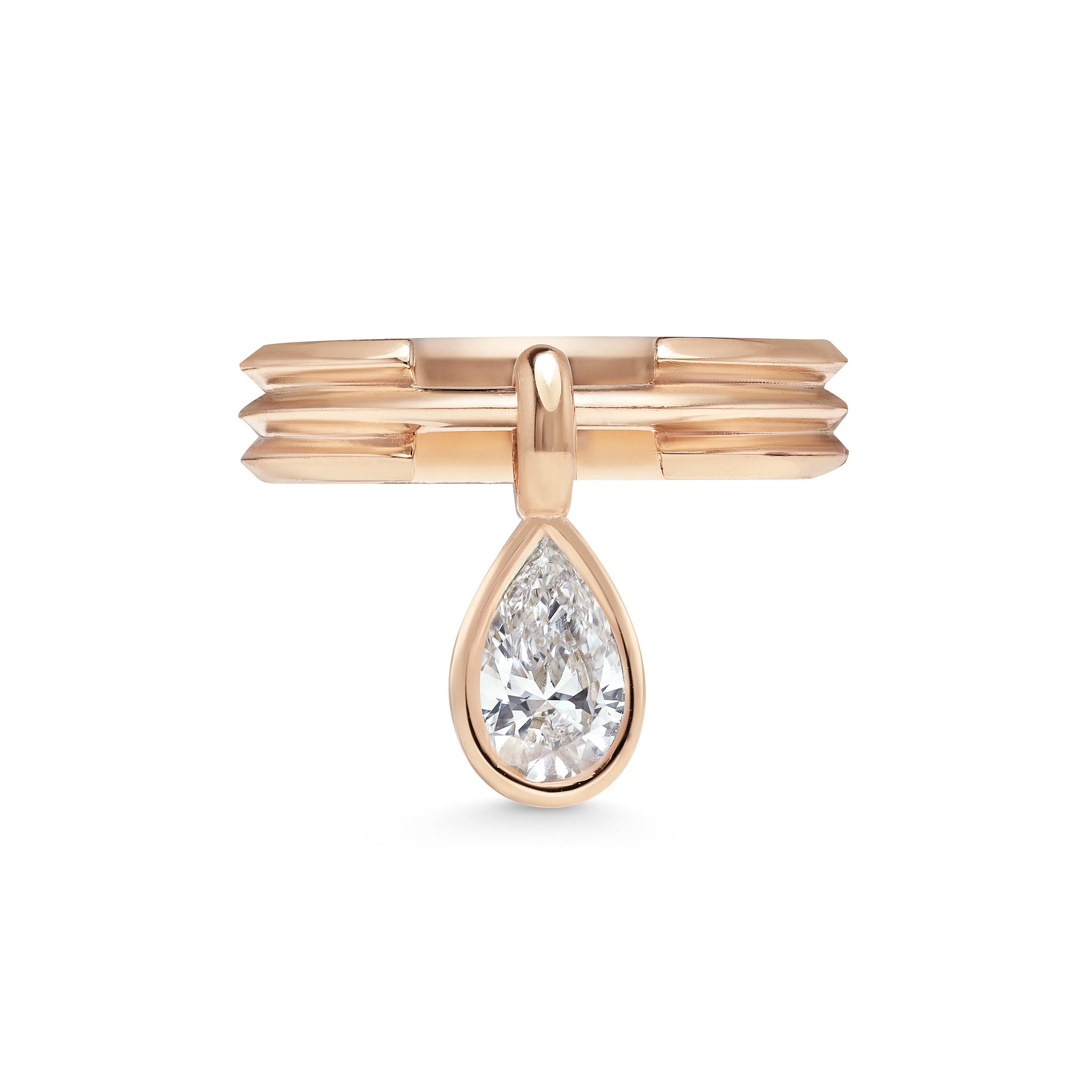 The Orbit Ring by East London jeweller Rachel Boston | Discover our collections of unique and timeless engagement rings, wedding rings, and modern fine jewellery.