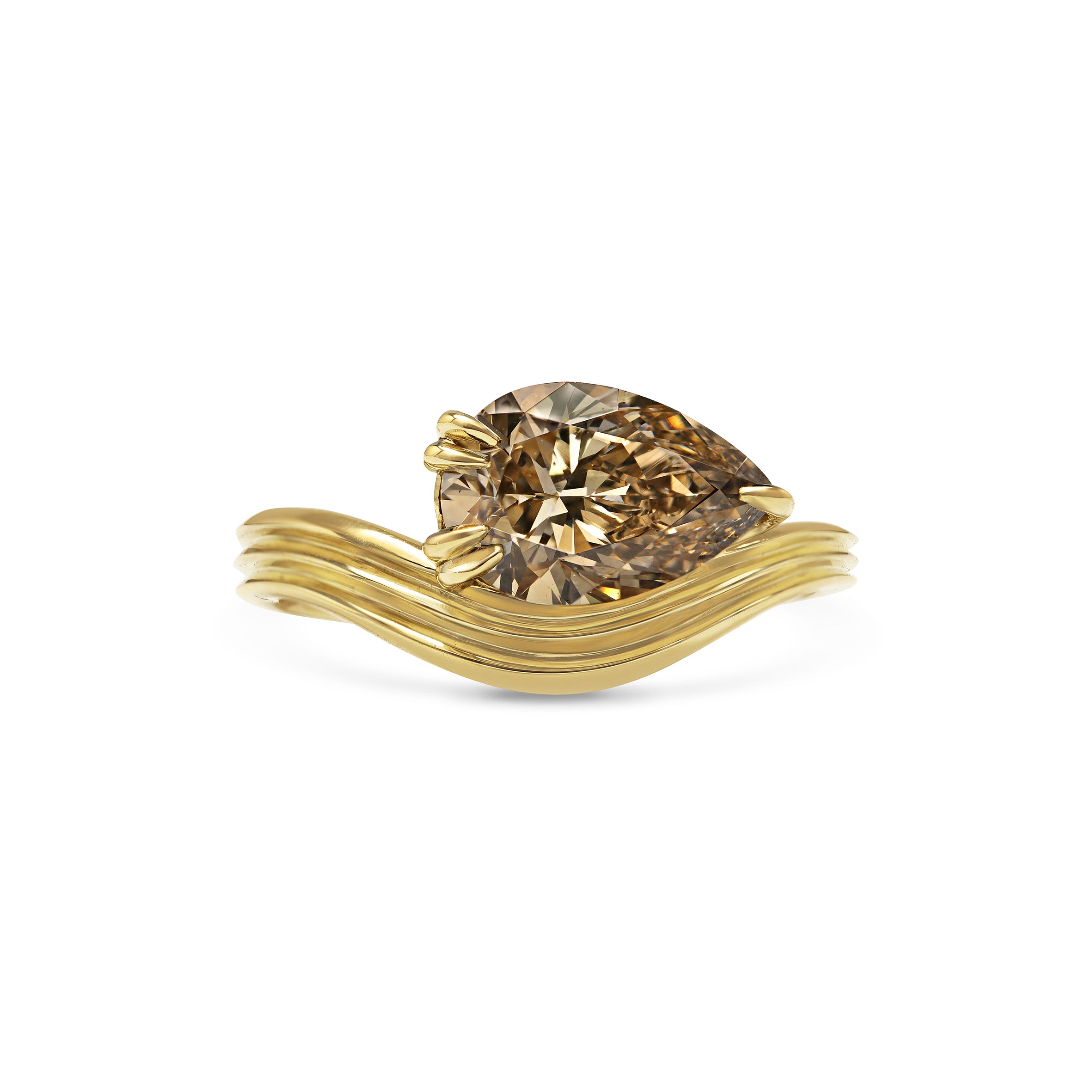 The Origin Ring by East London jeweller Rachel Boston | Discover our collections of unique and timeless engagement rings, wedding rings, and modern fine jewellery.