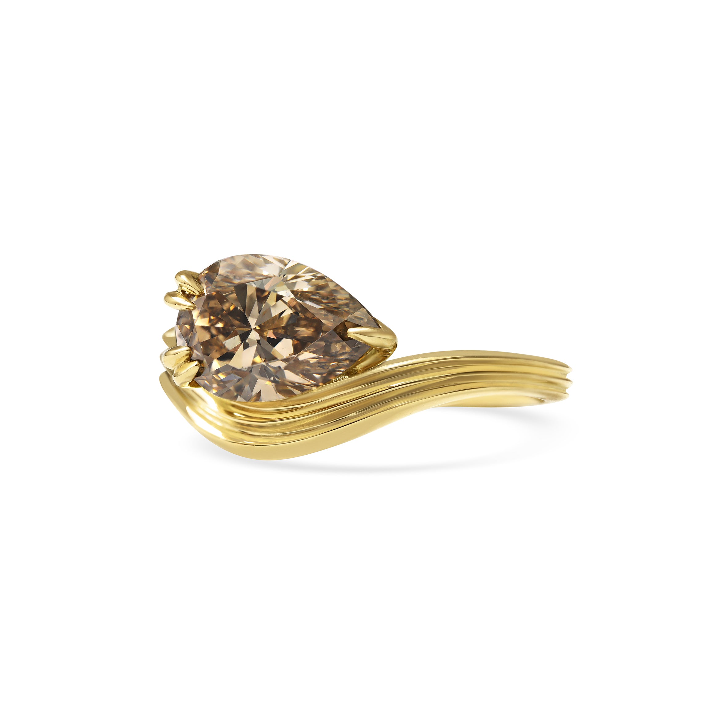 The Origin Ring by East London jeweller Rachel Boston | Discover our collections of unique and timeless engagement rings, wedding rings, and modern fine jewellery.