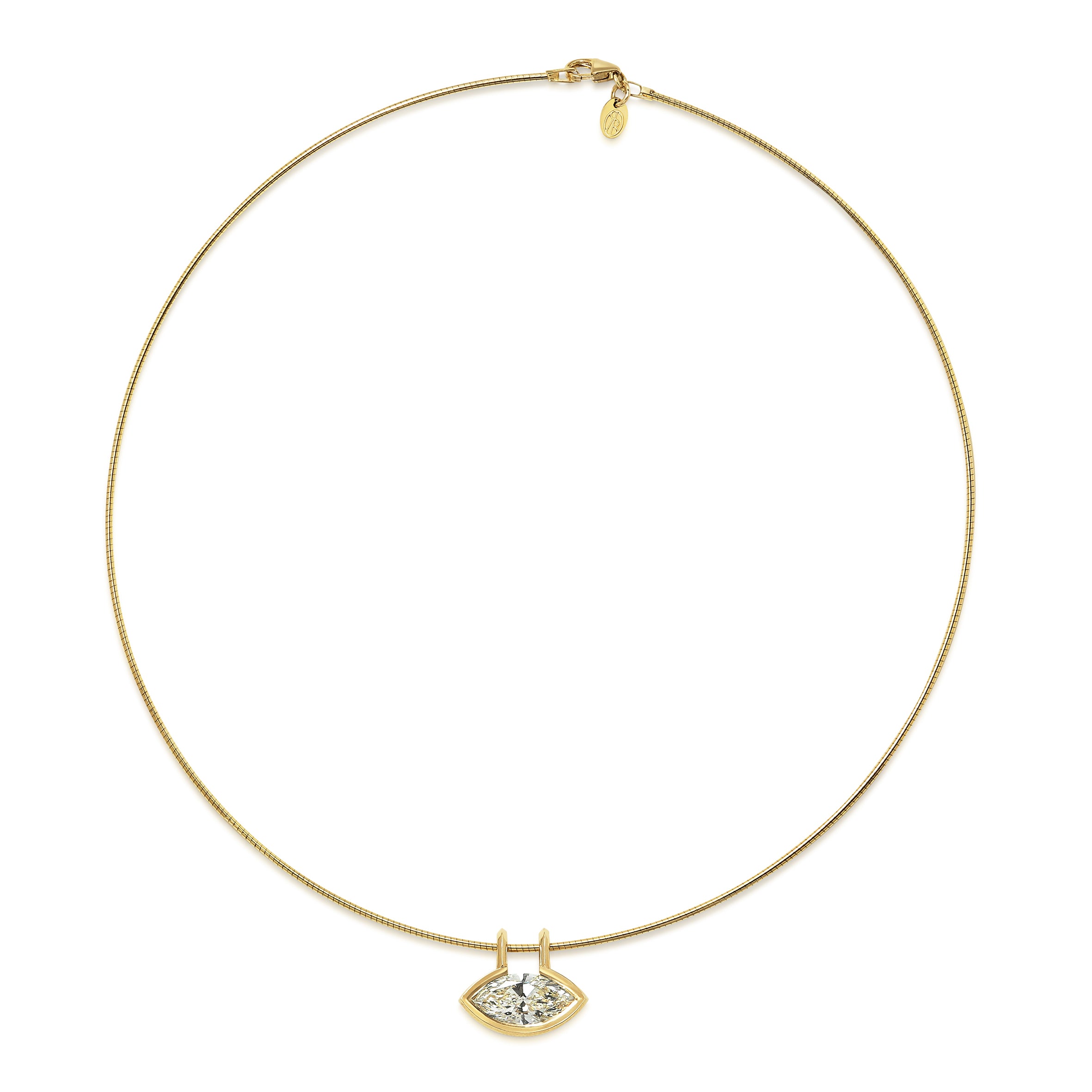 The Interval Necklace by East London jeweller Rachel Boston | Discover our collections of unique and timeless engagement rings, wedding rings, and modern fine jewellery.