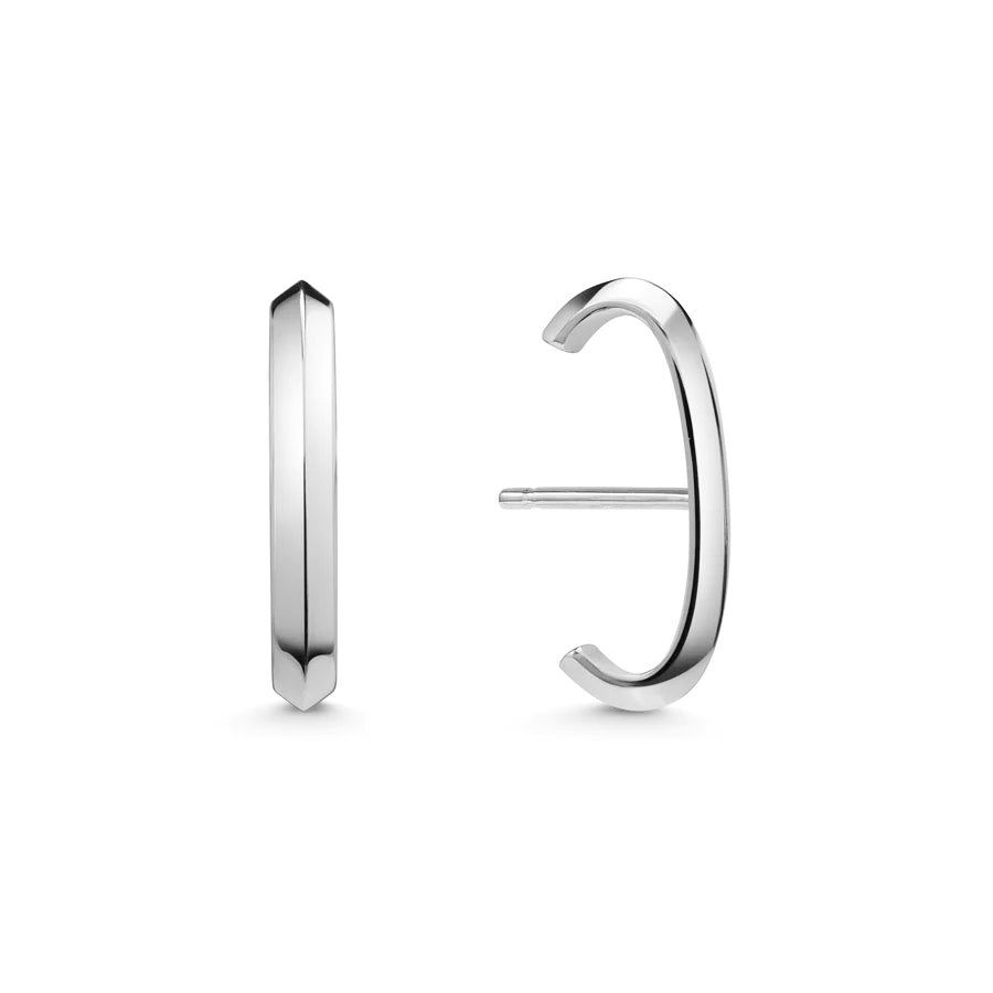 The Line - Single Earrings by East London jeweller Rachel Boston | Discover our collections of unique and timeless engagement rings, wedding rings, and modern fine jewellery.
