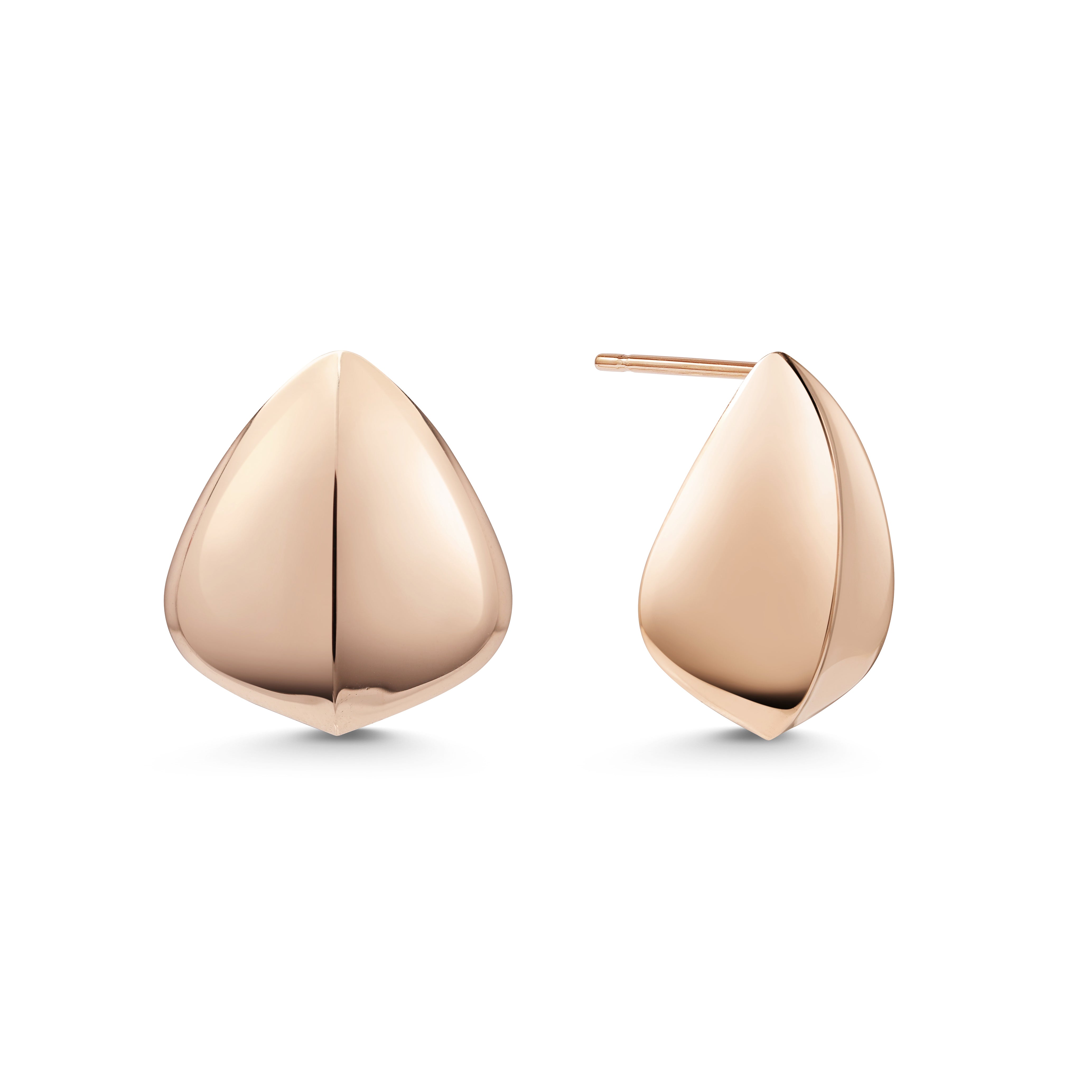 The Span Earrings by East London jeweller Rachel Boston | Discover our collections of unique and timeless engagement rings, wedding rings, and modern fine jewellery.