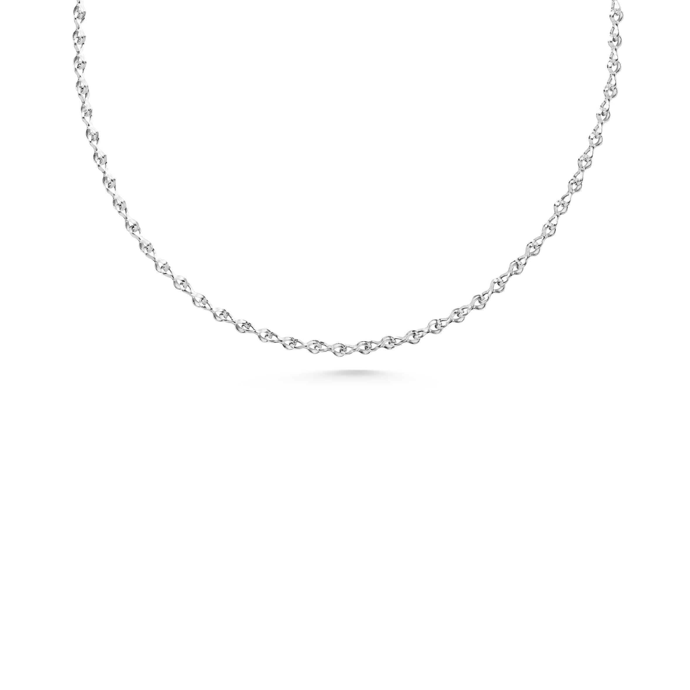 The Lattice Necklace by East London jeweller Rachel Boston | Discover our collections of unique and timeless engagement rings, wedding rings, and modern fine jewellery.
