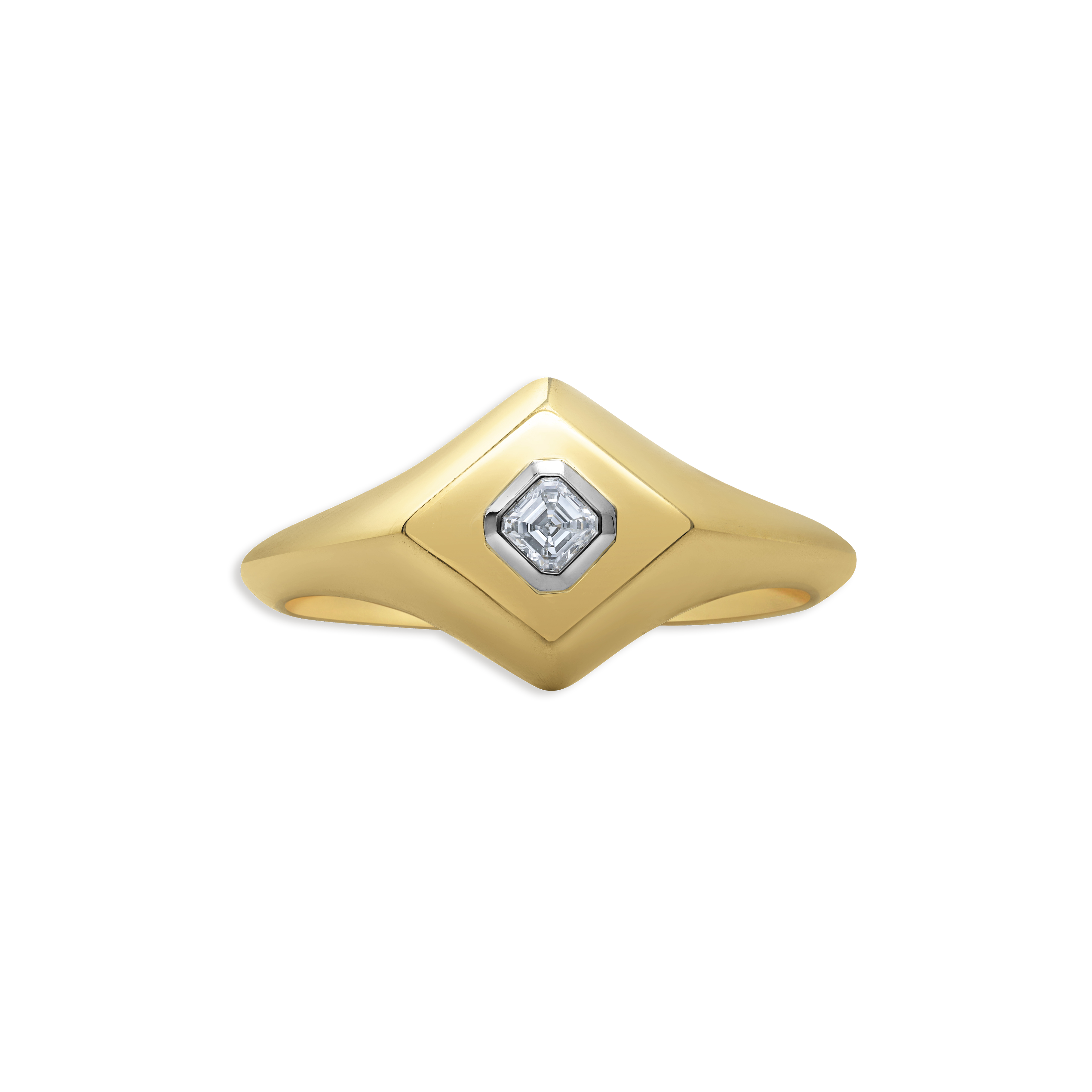 The Verus Ring by East London jeweller Rachel Boston | Discover our collections of unique and timeless engagement rings, wedding rings, and modern fine jewellery.