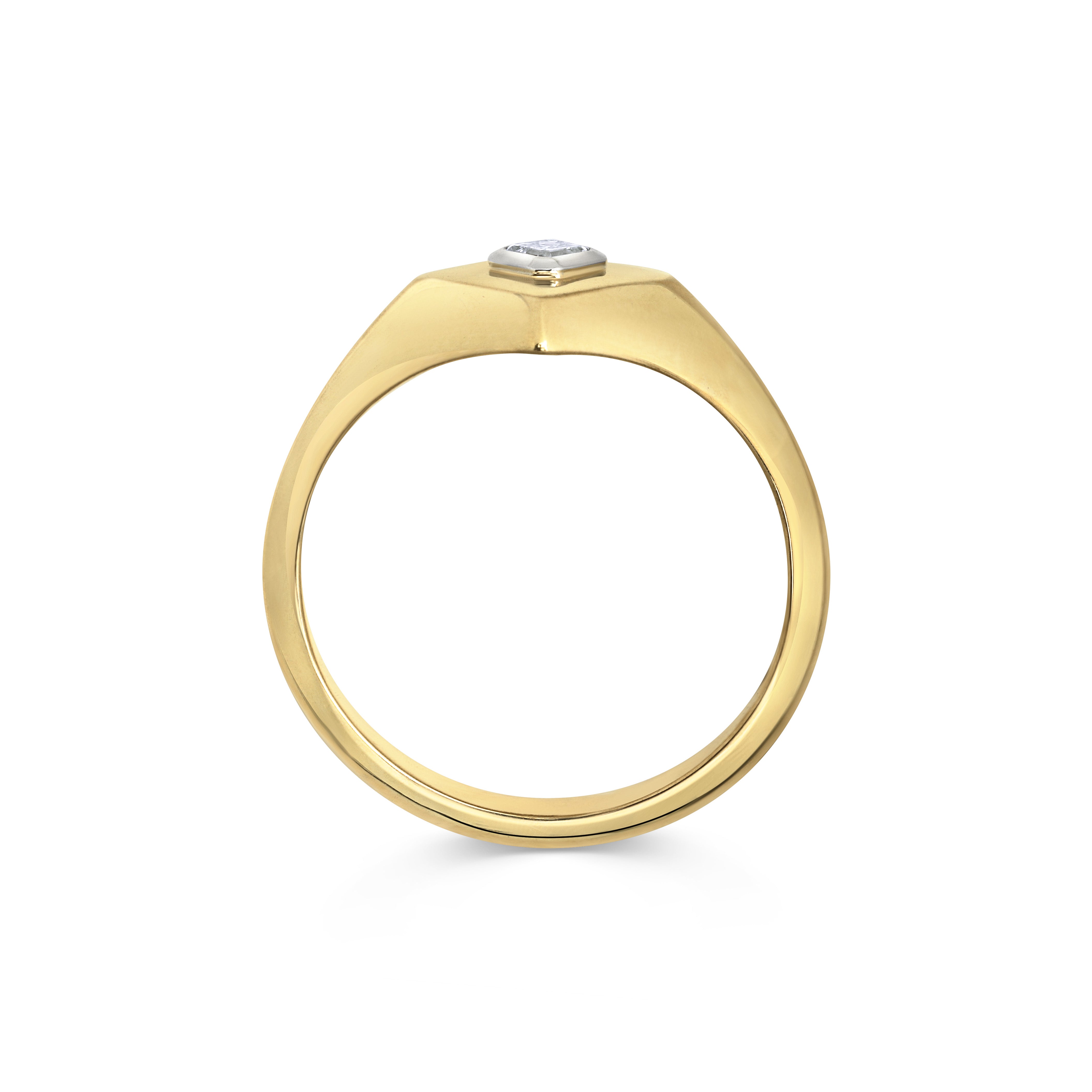 The Verus Ring by East London jeweller Rachel Boston | Discover our collections of unique and timeless engagement rings, wedding rings, and modern fine jewellery.