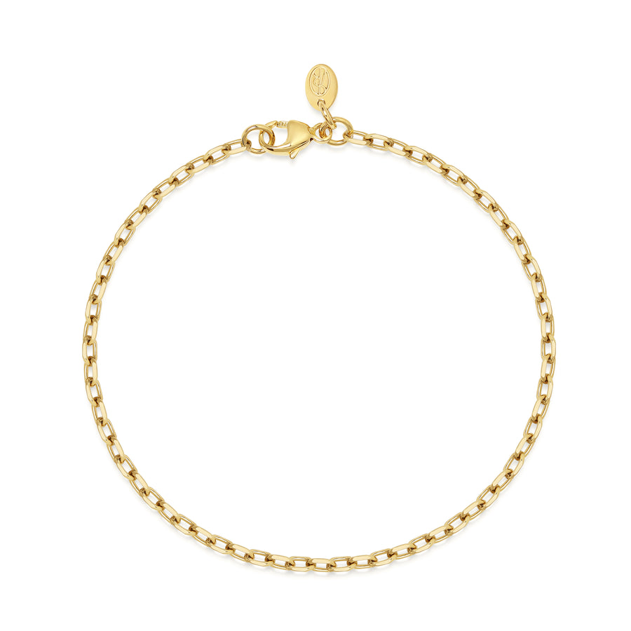 Boston Angle Filed Trace Bracelet - 2.16mm - Rachel Boston Jewellery