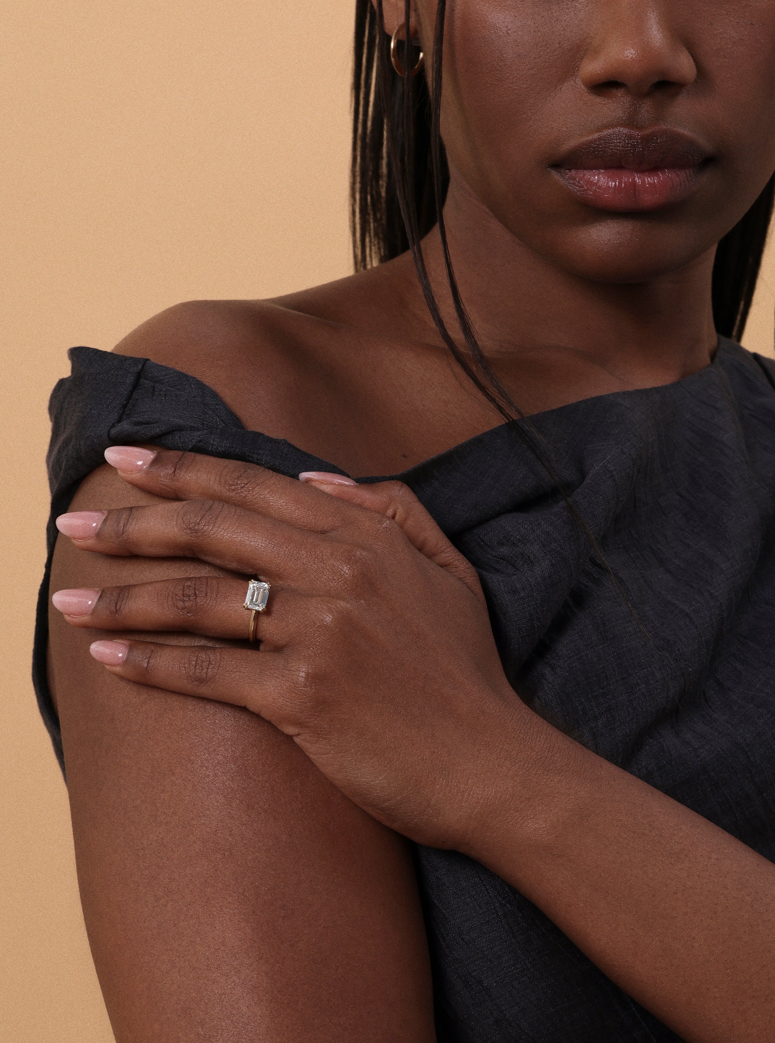 The Adelaide Ring by East London jeweller Rachel Boston | Discover our collections of unique and timeless engagement rings, wedding rings, and modern fine jewellery.