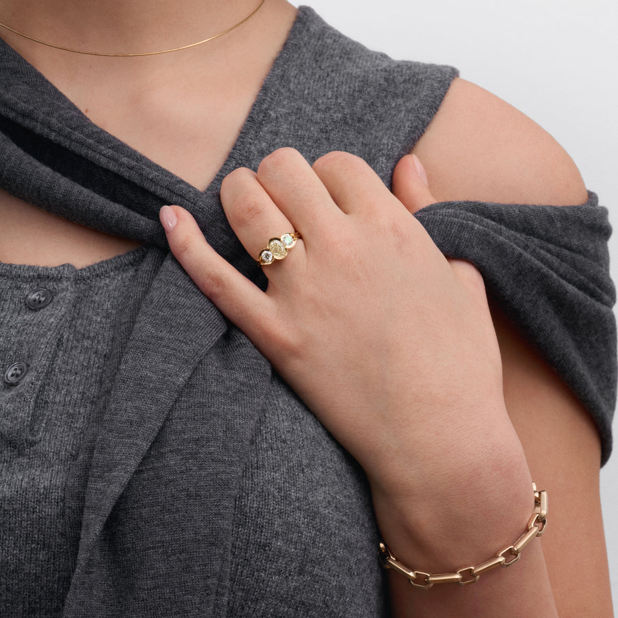 Alaric Ring - Yellow Diamond - Rachel Boston Jewellery