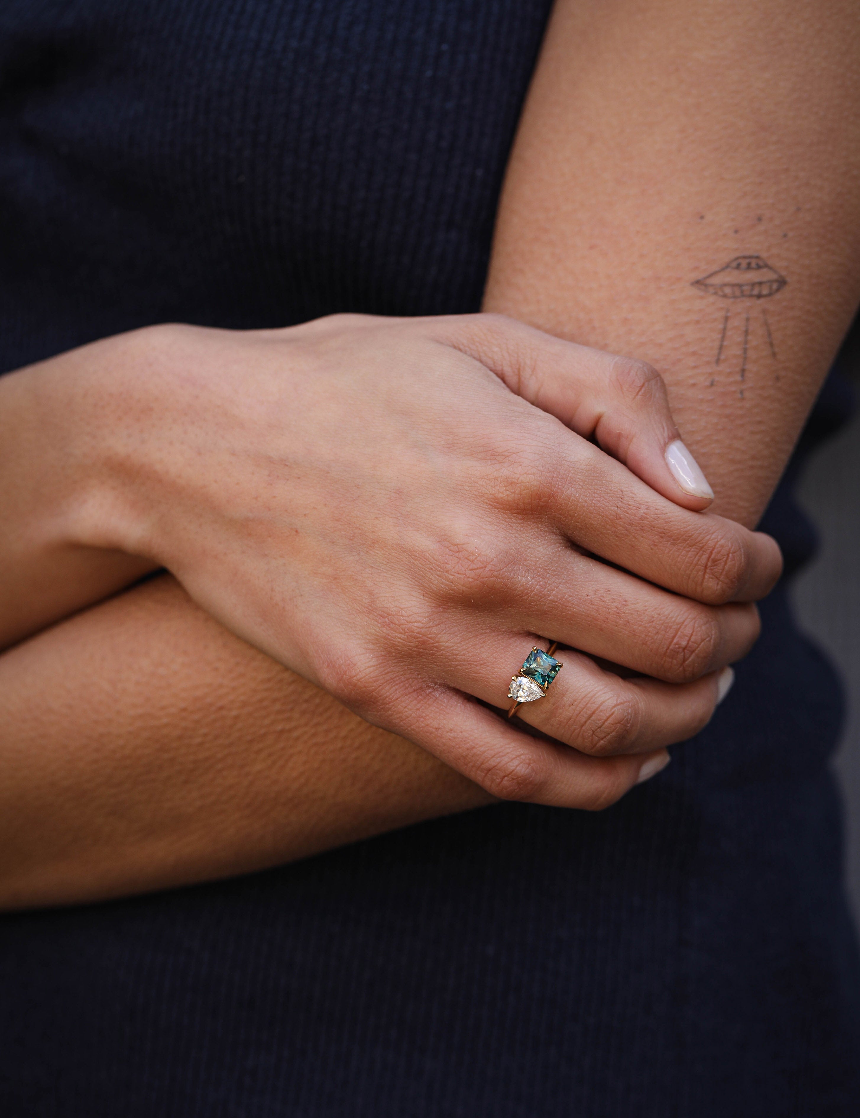 The Alexandra Ring by East London jeweller Rachel Boston | Discover our collections of unique and timeless engagement rings, wedding rings, and modern fine jewellery.