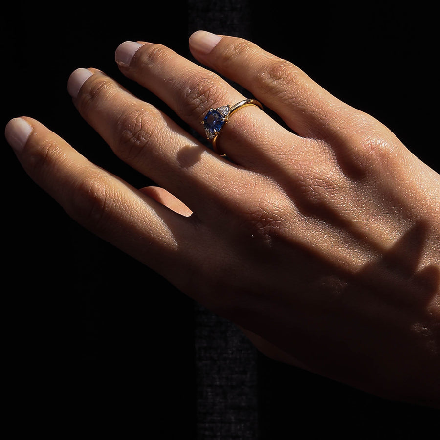 The Baudó Ring by East London jeweller Rachel Boston | Discover our collections of unique and timeless engagement rings, wedding rings, and modern fine jewellery. - Rachel Boston Jewellery