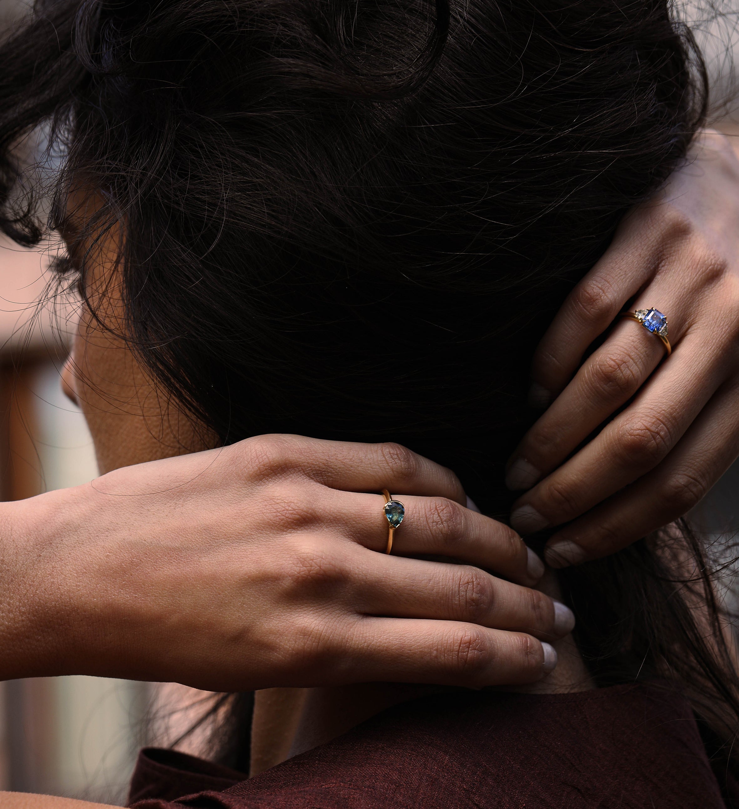 The Baudó Ring by East London jeweller Rachel Boston | Discover our collections of unique and timeless engagement rings, wedding rings, and modern fine jewellery.