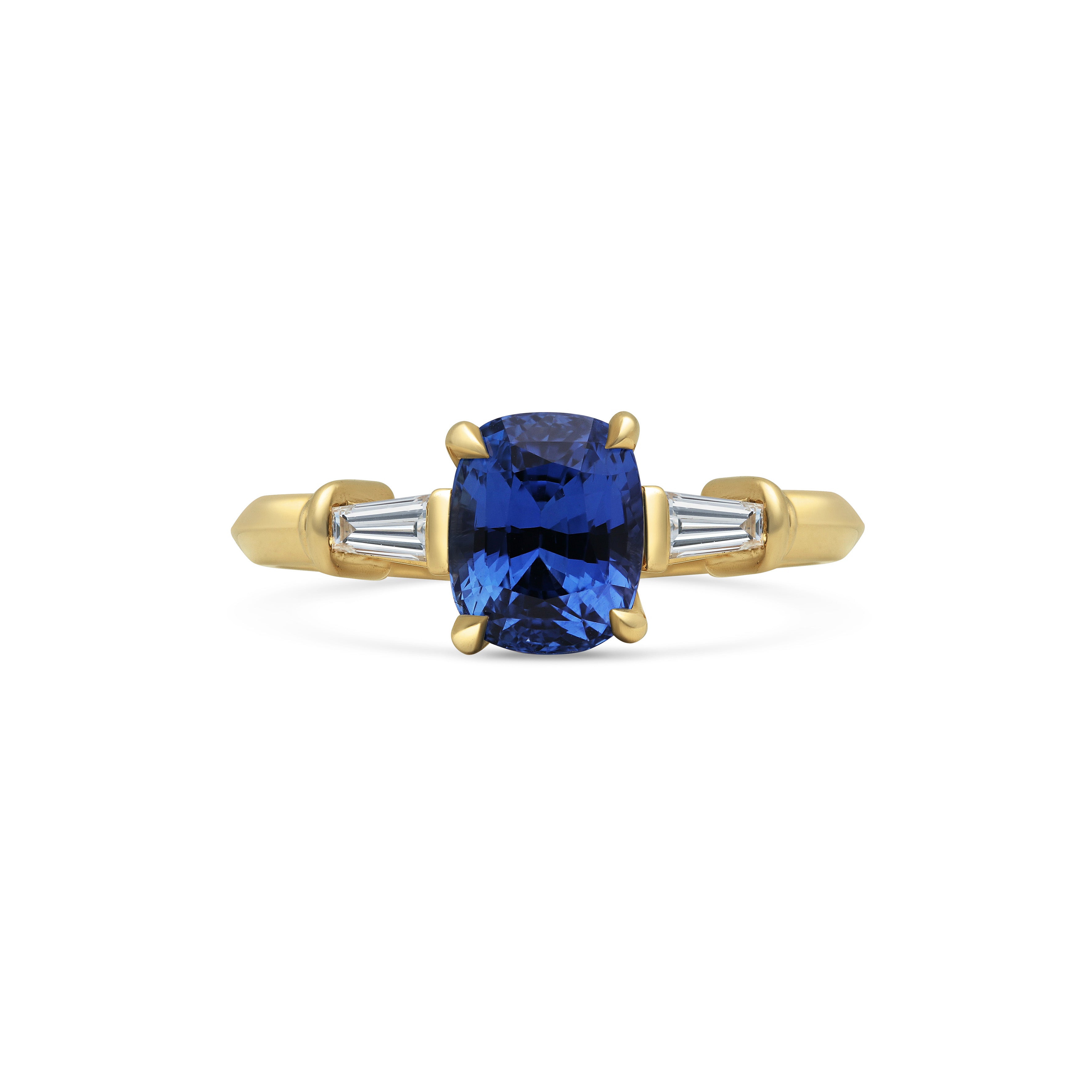 The Bette Ring - 1.59ct Sapphire by East London jeweller Rachel Boston | Discover our collections of unique and timeless engagement rings, wedding rings, and modern fine jewellery.