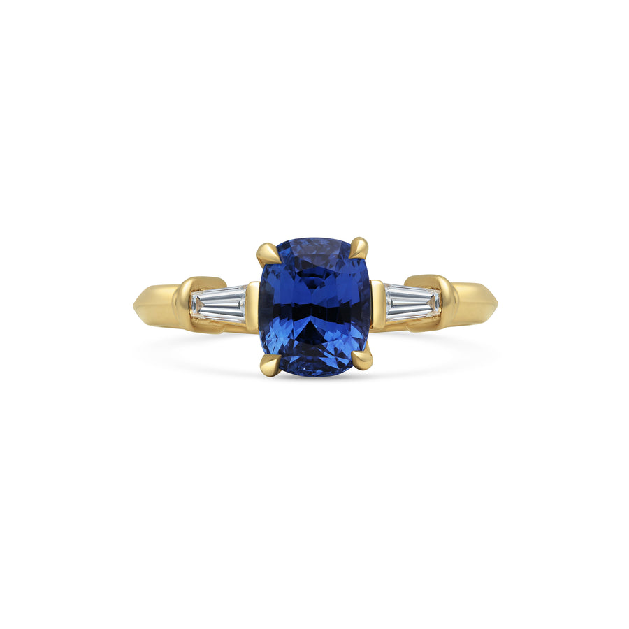 The Bette Ring - 1.59ct Sapphire by East London jeweller Rachel Boston | Discover our collections of unique and timeless engagement rings, wedding rings, and modern fine jewellery. - Rachel Boston Jewellery